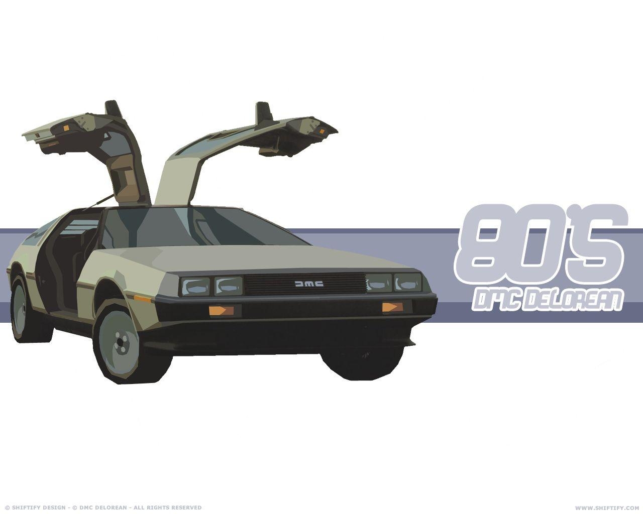 1280x1030 Back to the Future Обои DeLorean HD Обои and background фото, Desktop