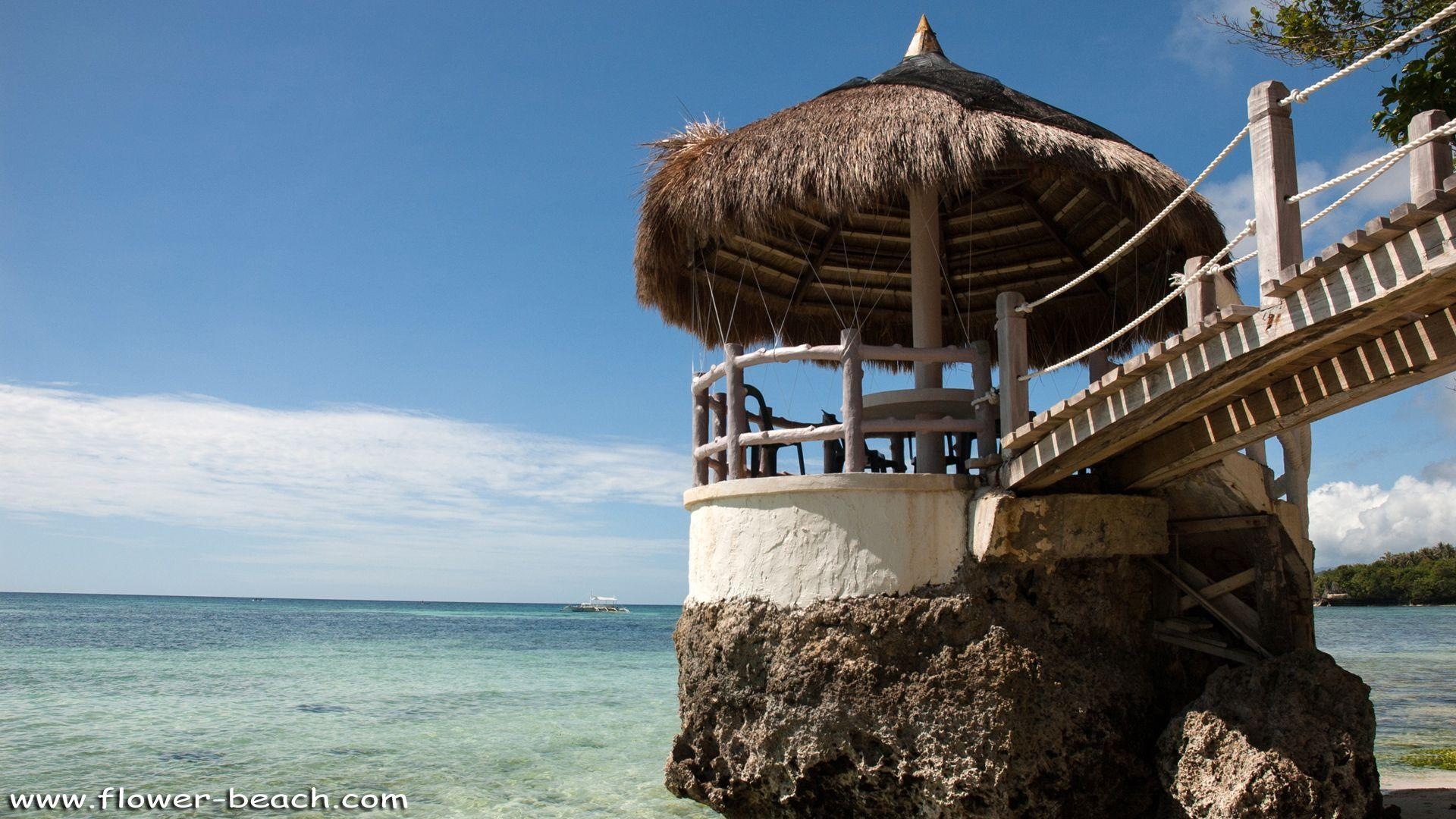 1920x1080 HD Wallpaper from Bohol Island at FloWer Beach Resort. Beach, Desktop