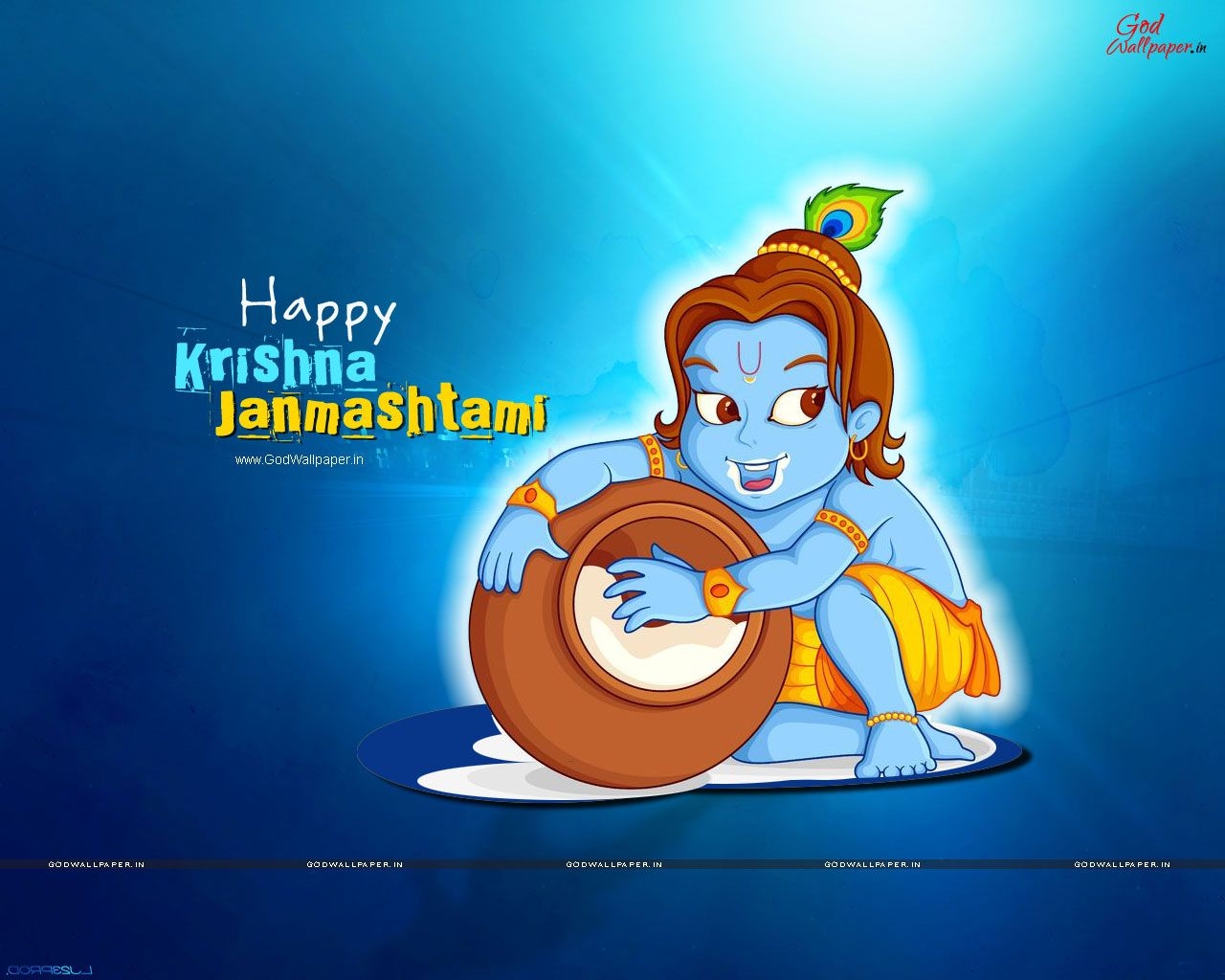 1280x1030 Shree Krishna Janmashtami HD Wallpaper Free Download, Desktop