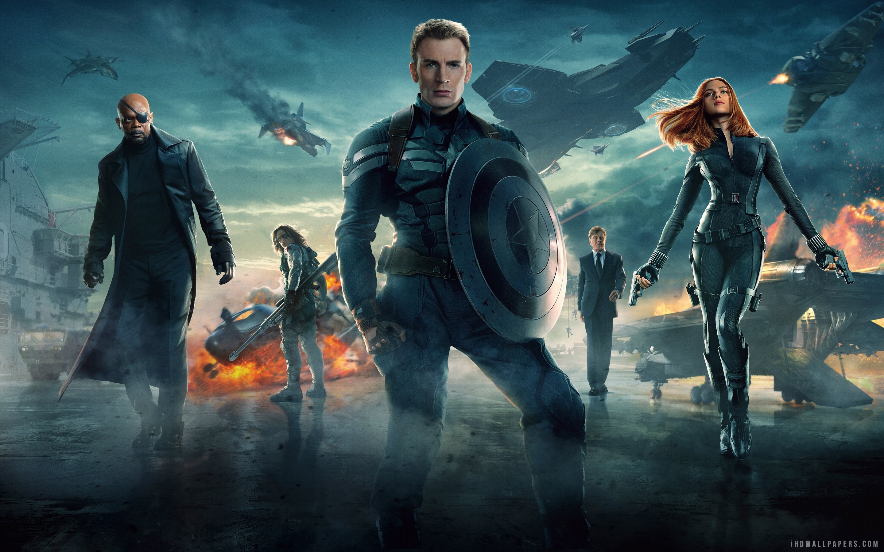 2880x1800 Captain America: Winter Soldier America Wallpaper, Desktop