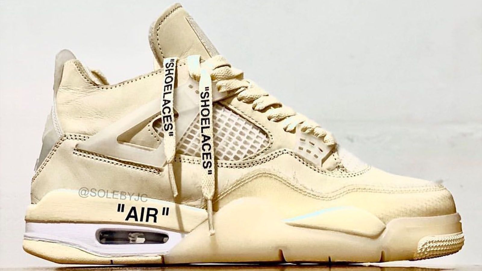 1600x900 A Release Date's Been Revealed For The Off White X Air Jordan 4 'Sail'. The Sole Womens, Desktop