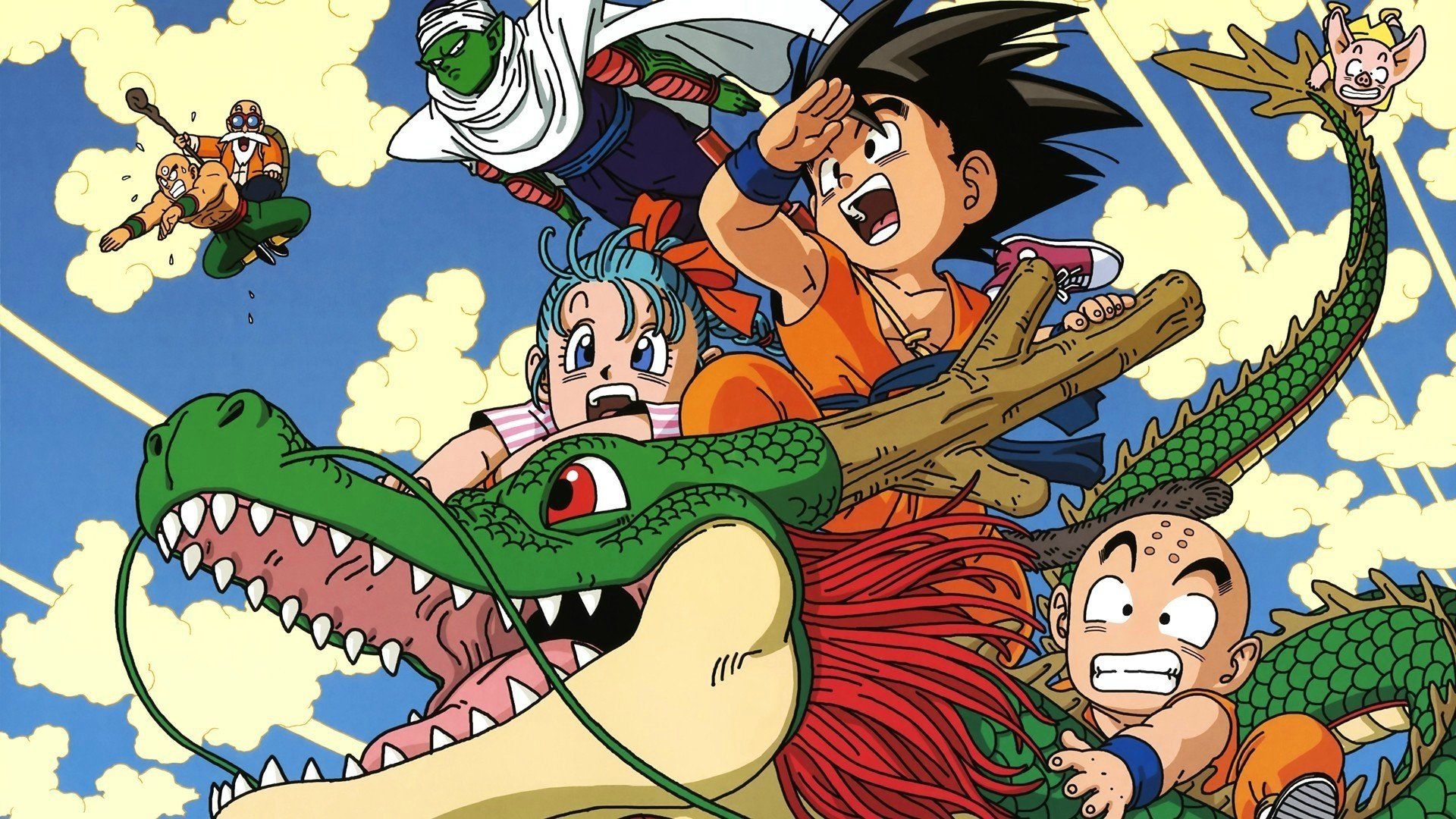 1920x1080 Dragon Ball Z, Krillin, Piccolo, Bulma, Kid Goku, Muten Roshi Wallpaper HD / Desktop and Mobile Background, Desktop