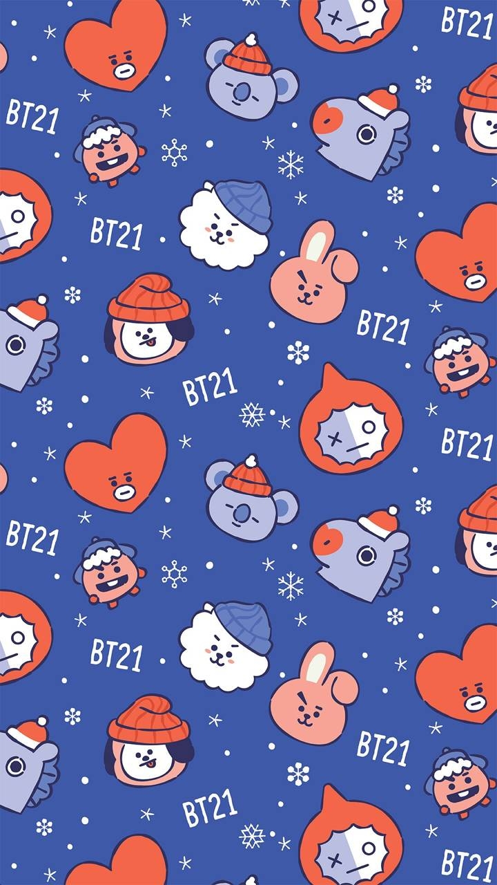 720x1280 BT21 Christmas Wallpaper, Phone