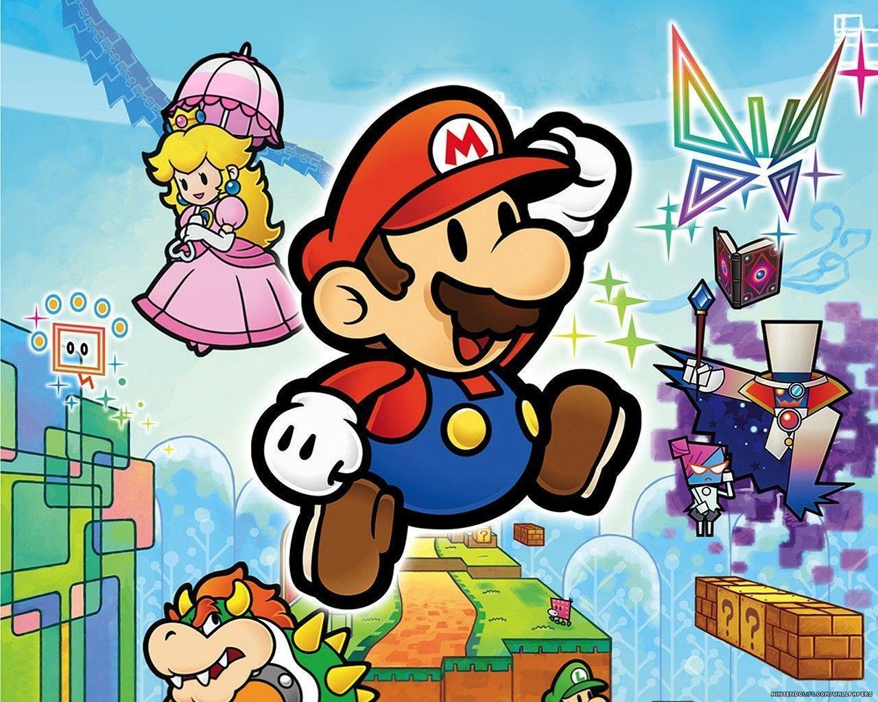 1280x1030 Super Paper Mario Nintendo, Desktop