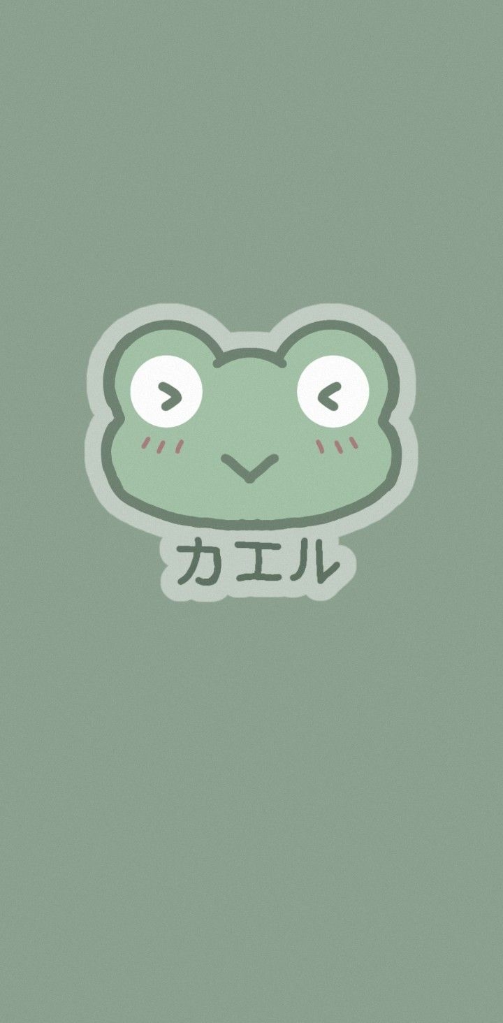 720x1470 Frog wallpaper green(the thing says frogy)i made this. Frog wallpaper, Wallpaper, Frog, Phone