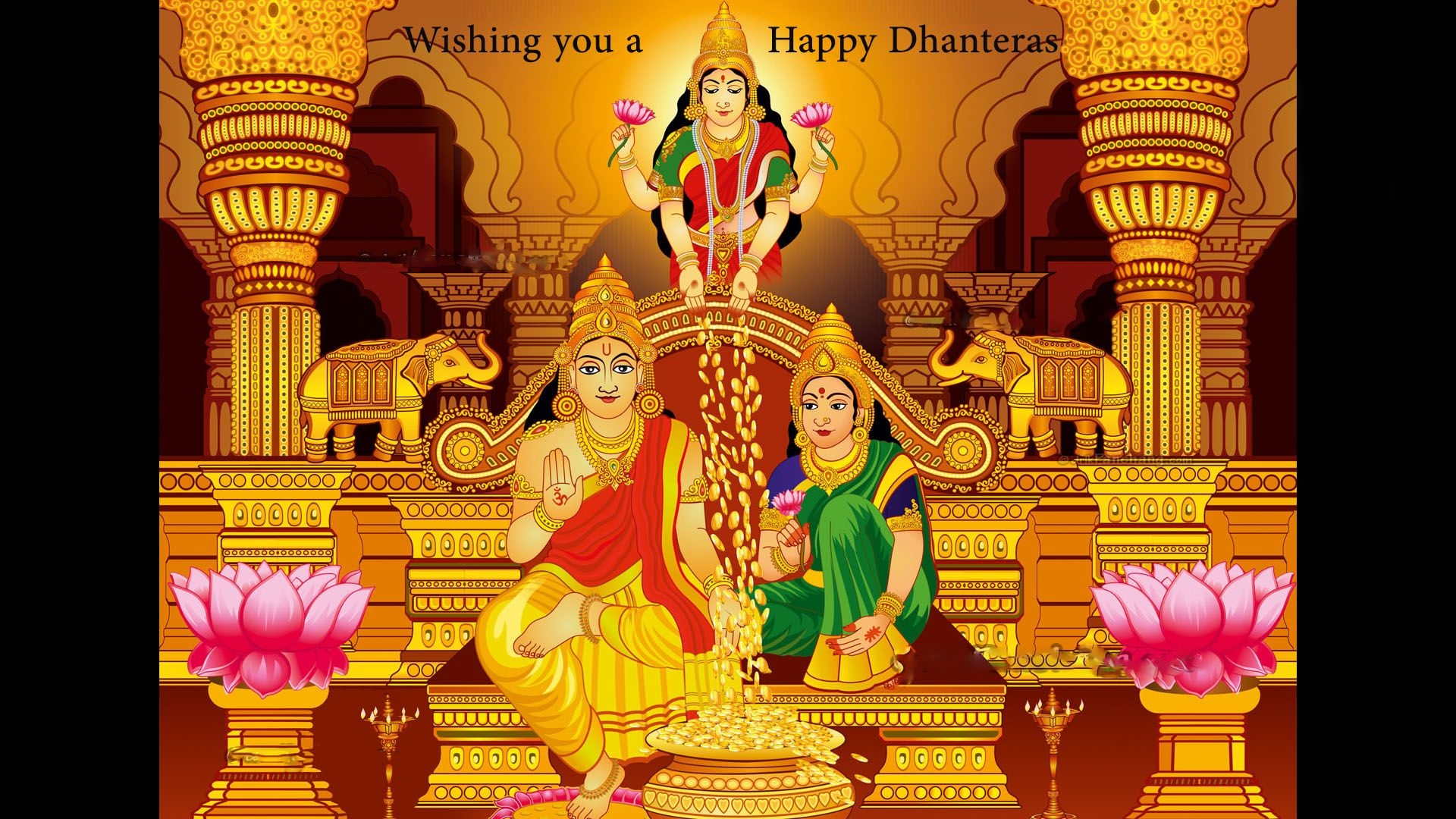 1920x1080 Dhanteras Laxmi Kuber Wallpaper Image, Desktop