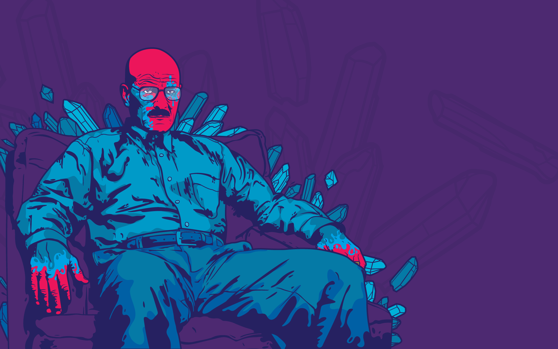 1920x1200 Breaking Bad Blue, Desktop