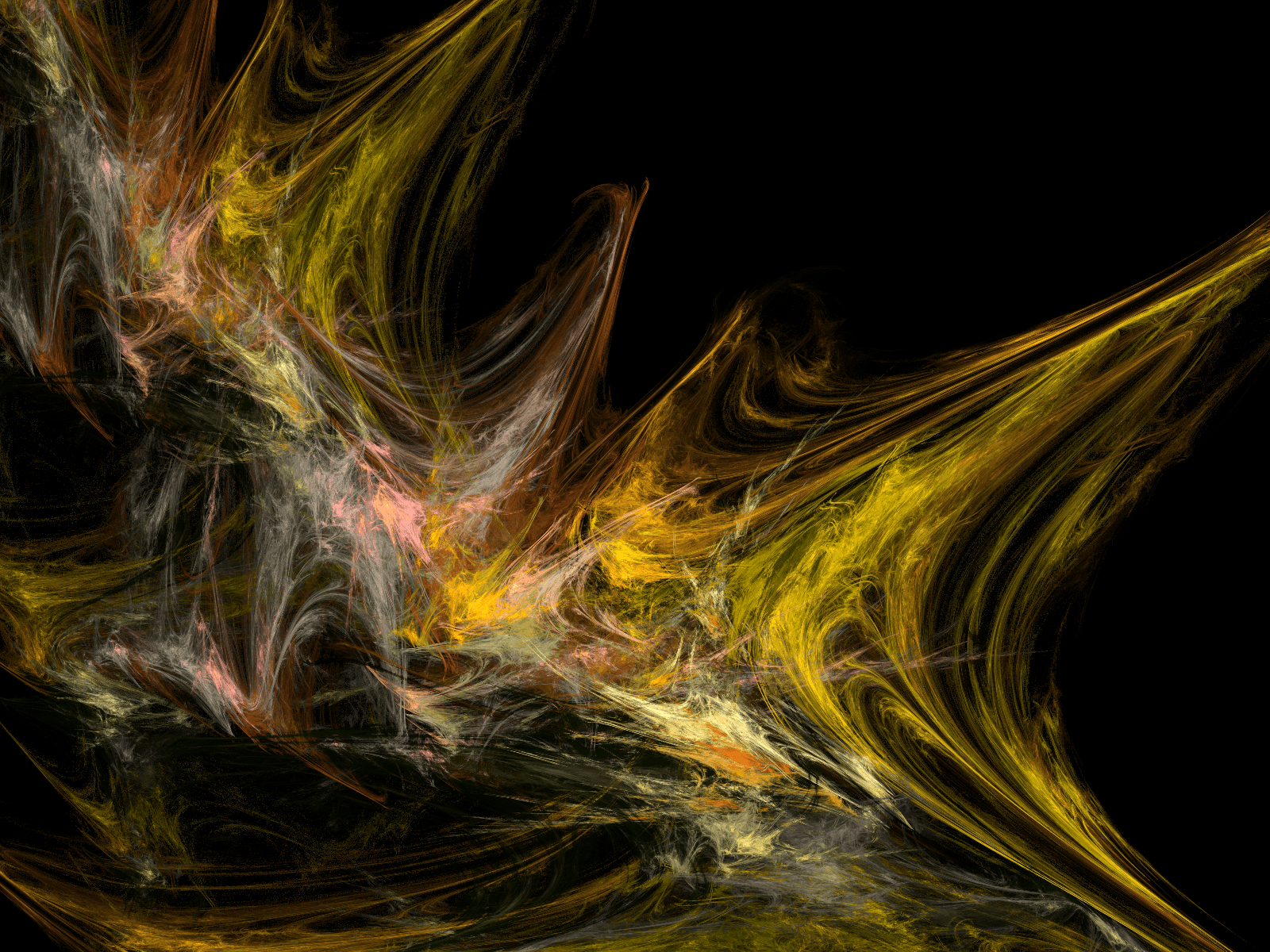 1600x1200 Black and Yellow Abstract HD PC Wallpaper 778, Desktop