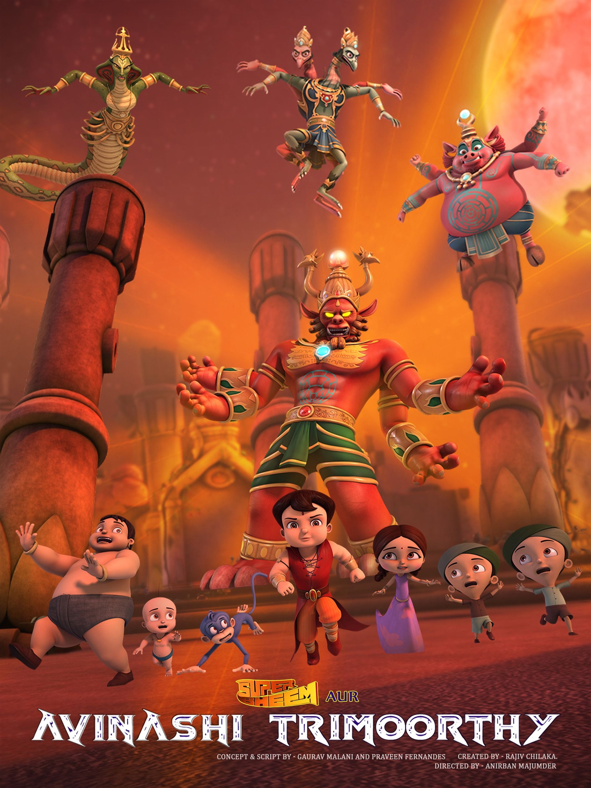 1920x2560 Prime Video: Super Bheem Aur Avinashi Trimoorthy, Phone