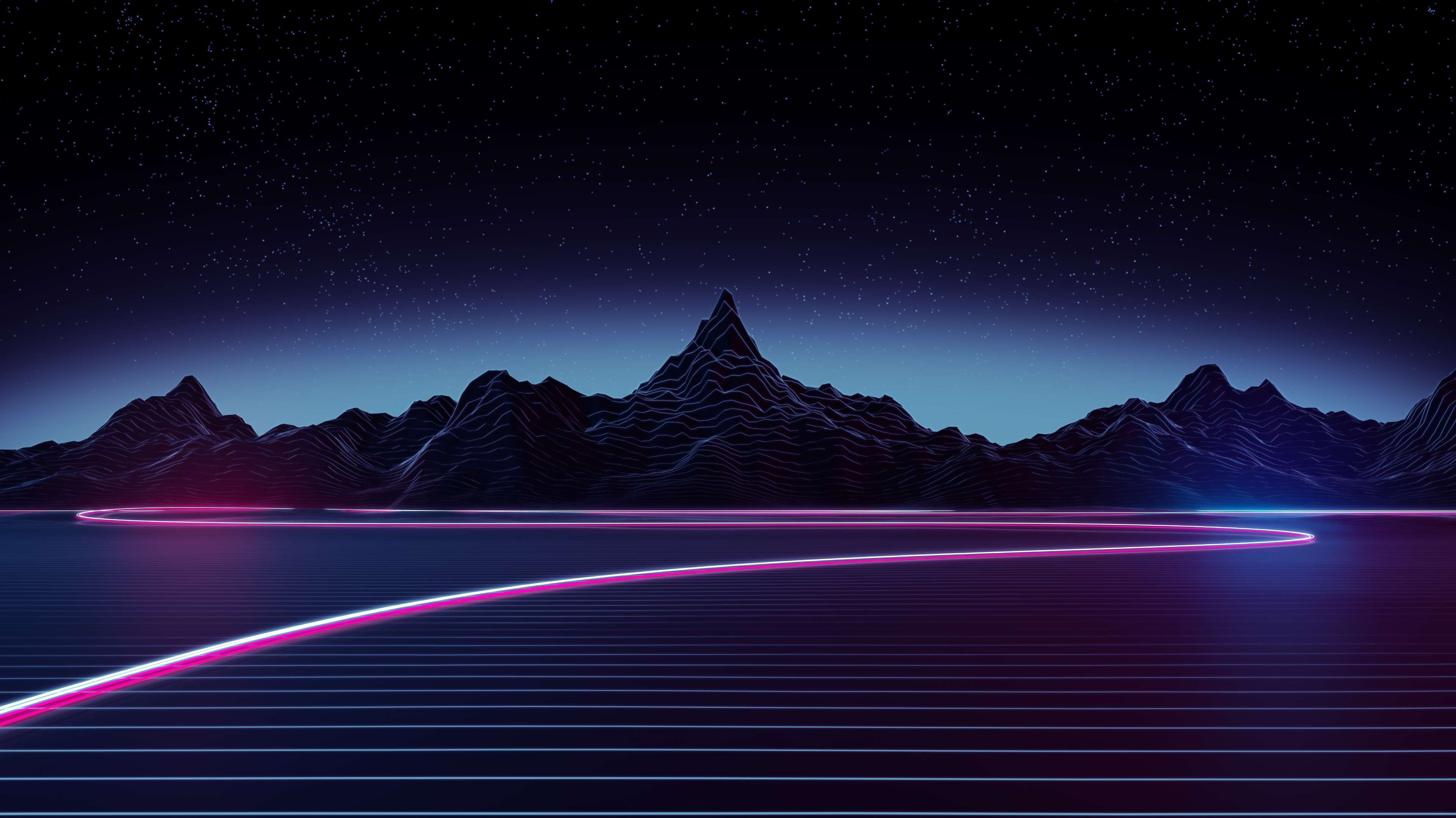 3840x2160 4k Desktop Wallpaper Neon, Desktop