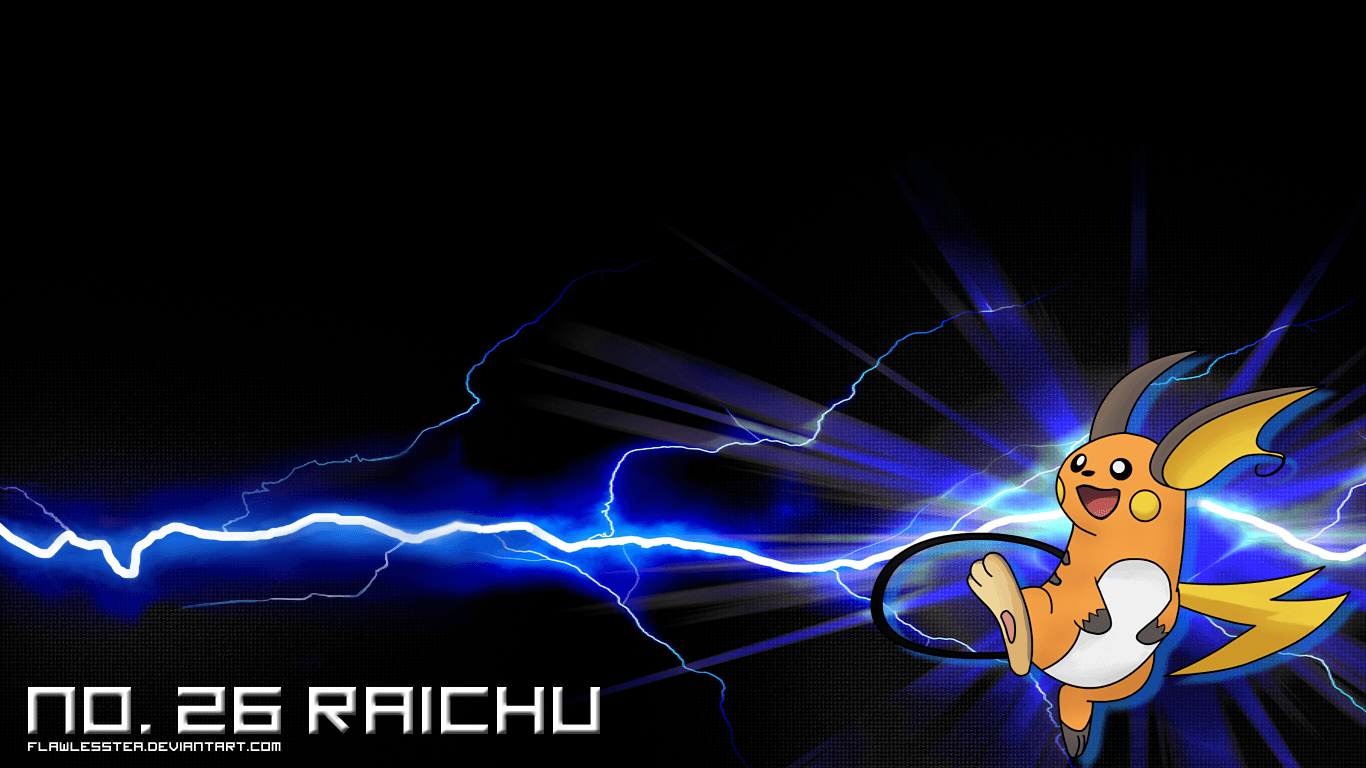 1370x770 Raichu Wallpaper, Desktop