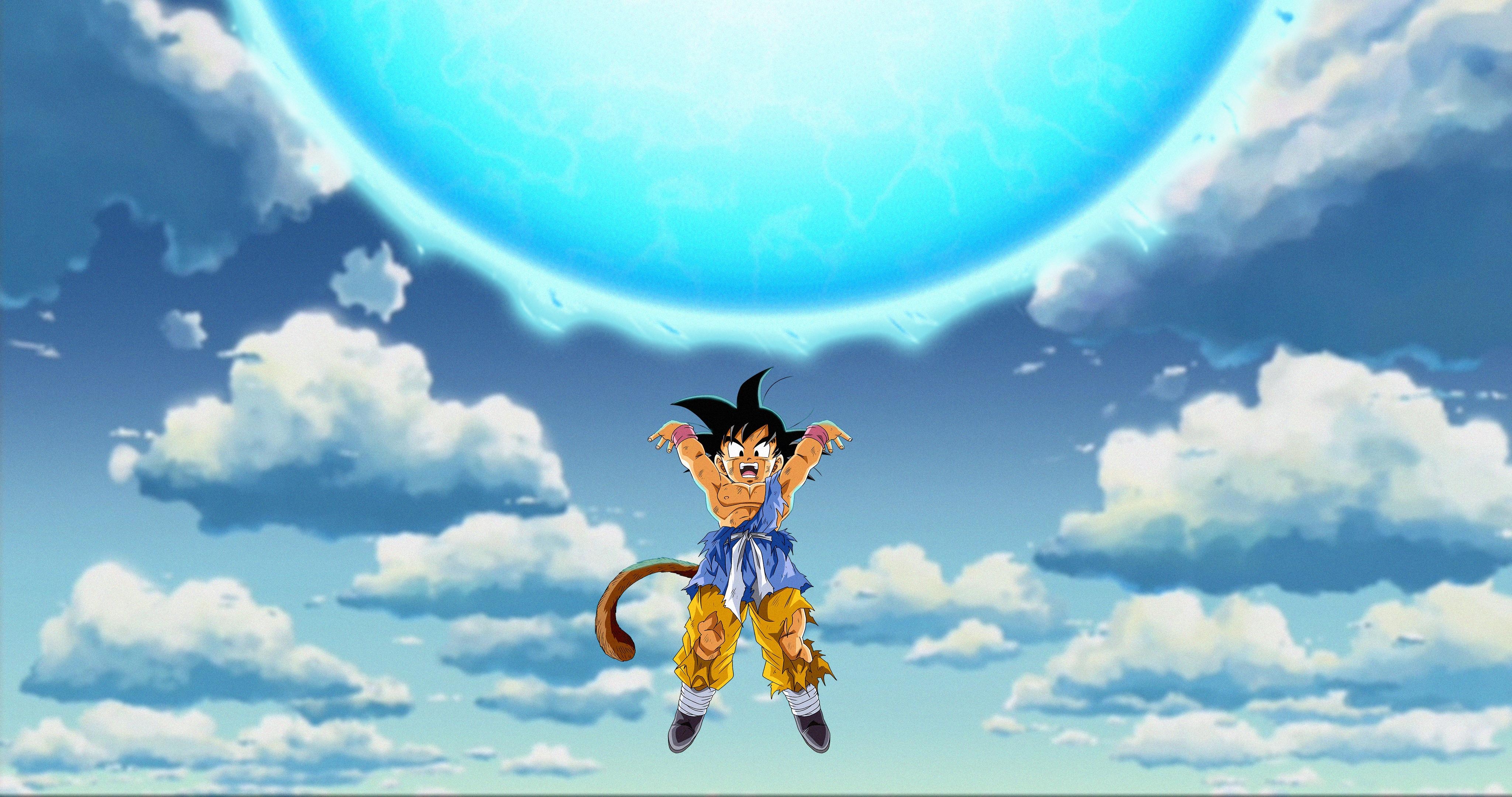 4100x2160 GT GOKU SPIRIT BOMB 4K WALLPAPER, Desktop