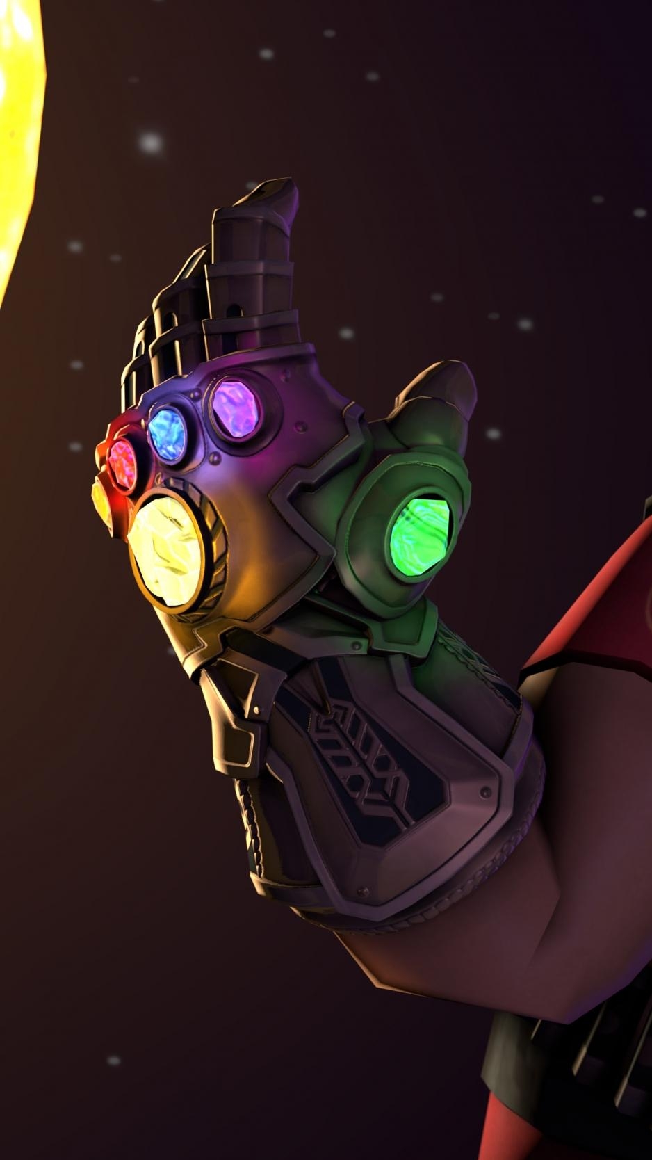 940x1670 Download Infinity Gauntlet In Fortnite iPhone standard wallpaper, Phone