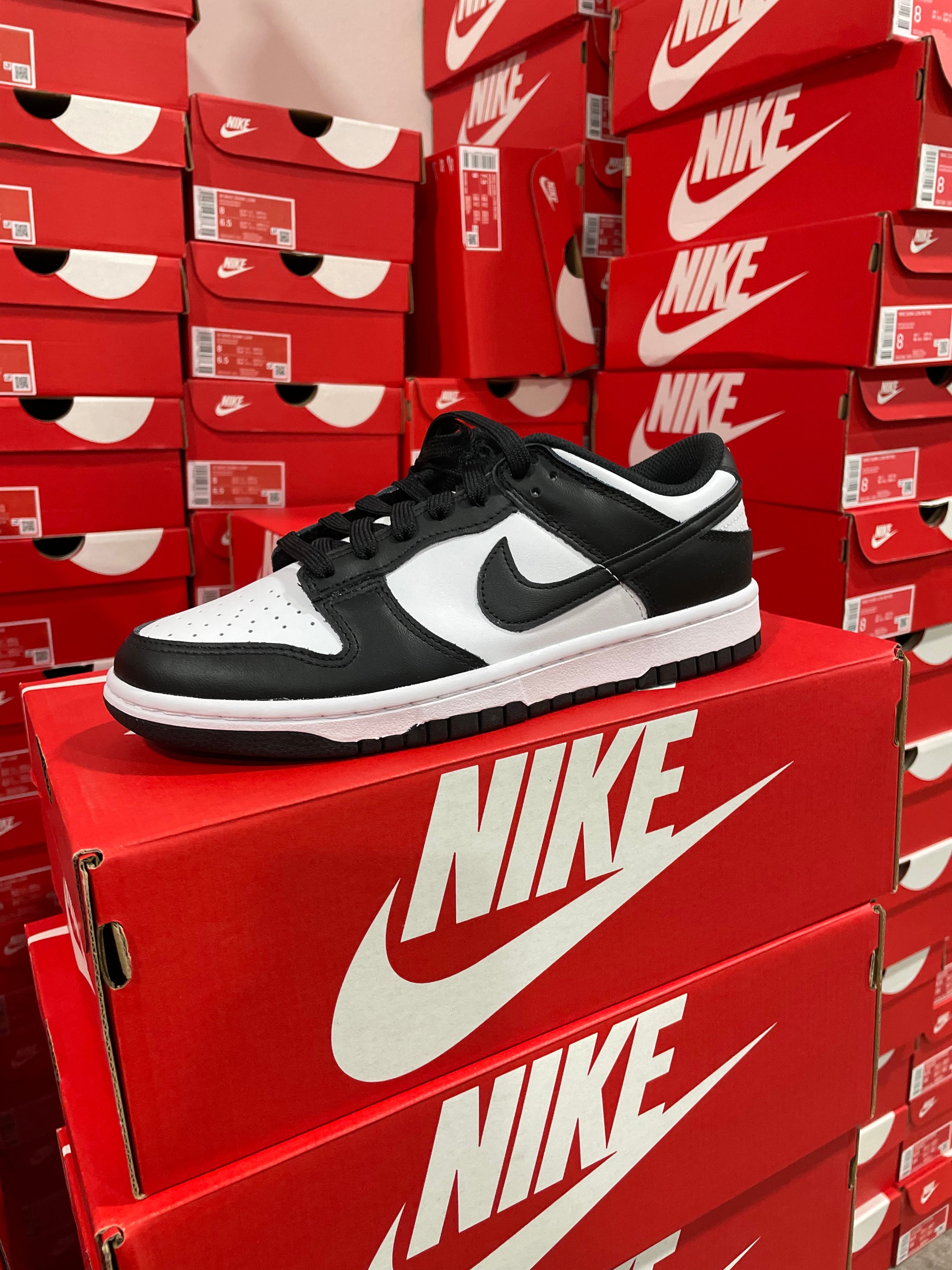 3030x4040 Nike Dunk Low White Black Panda Mens Shoe DD1391 100 Size 7.5 11. SoleSwap® Platform, Phone