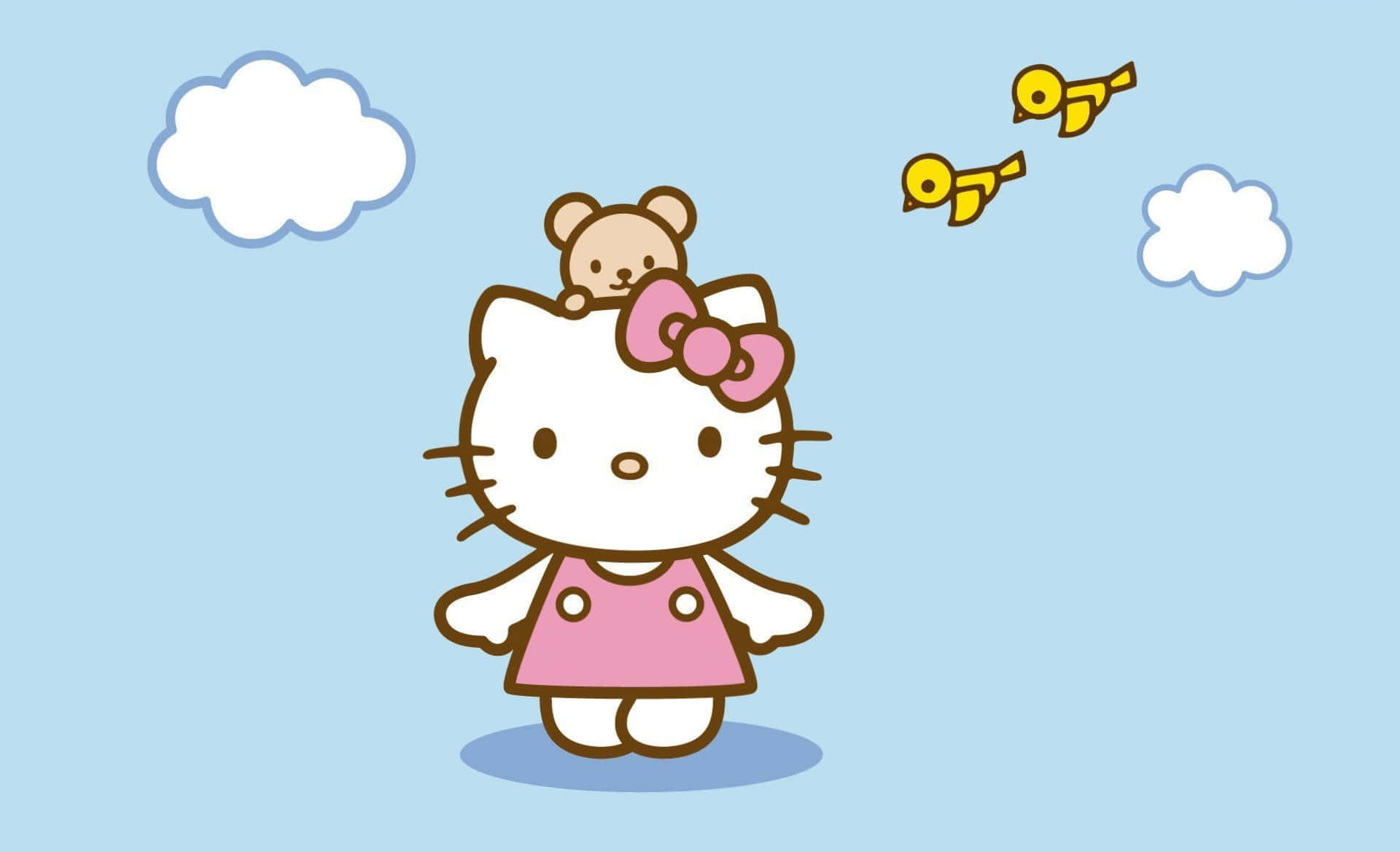 1920x1170 Download Hello Kitty Laptop Birds, Desktop