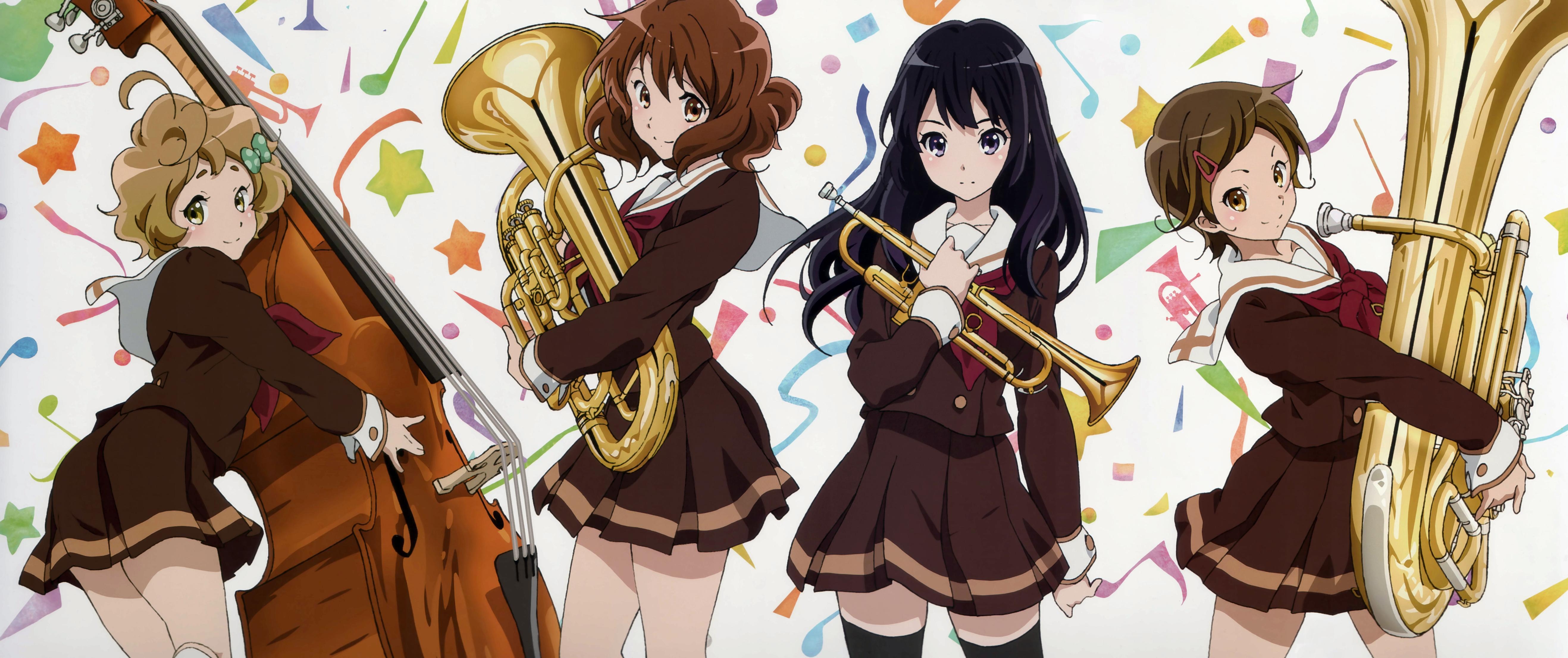 5280x2220 Hibike! Euphonium (Sound! Euphonium) Anime Image Board, Dual Screen