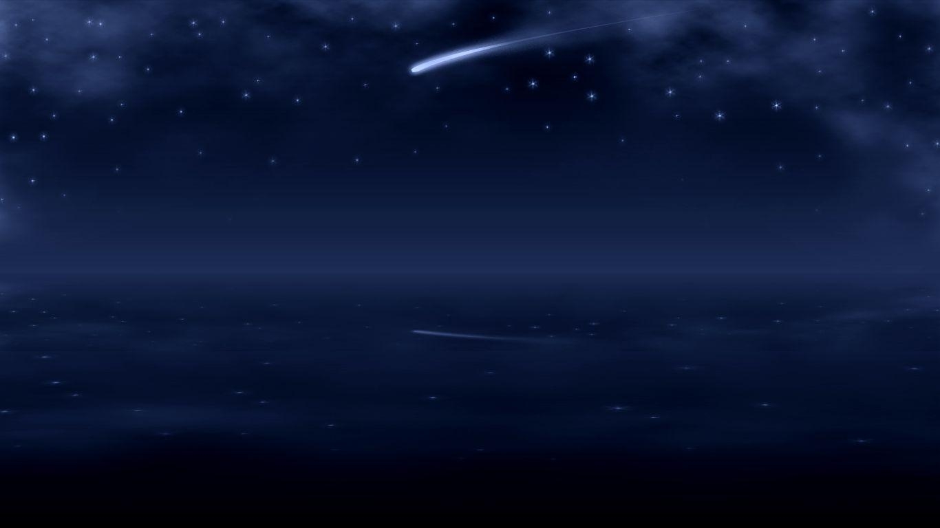 1370x770 Shooting Star Wallpaper, Desktop