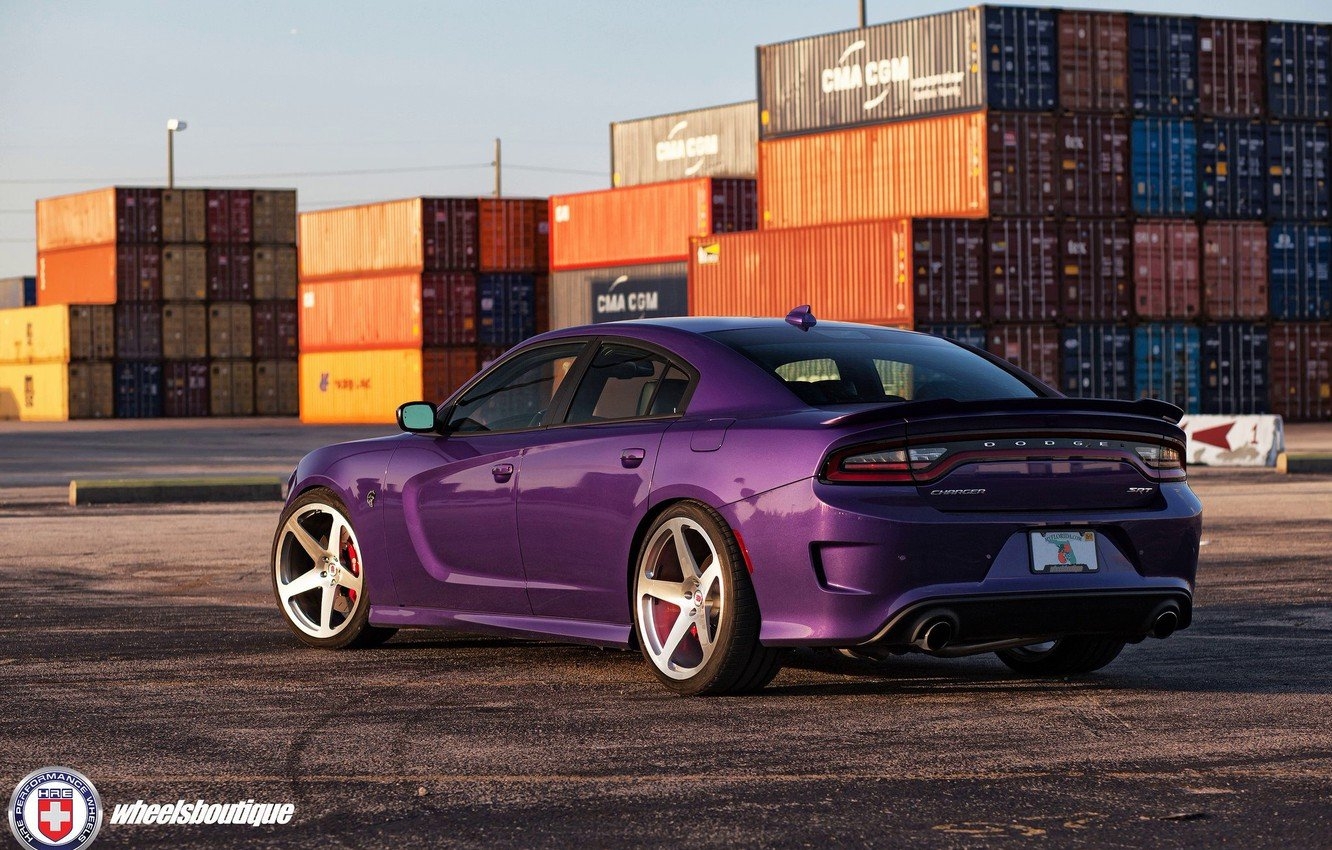 1340x850 Wallpaper Purple, Dodge Charger, Hellcat, SRT image for desktop, section dodge, Desktop