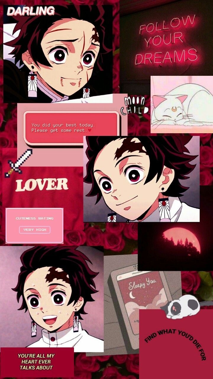 720x1280 Demon slayer kimetsu no yaiba Tanjiro aesthetic wallpaper, Phone