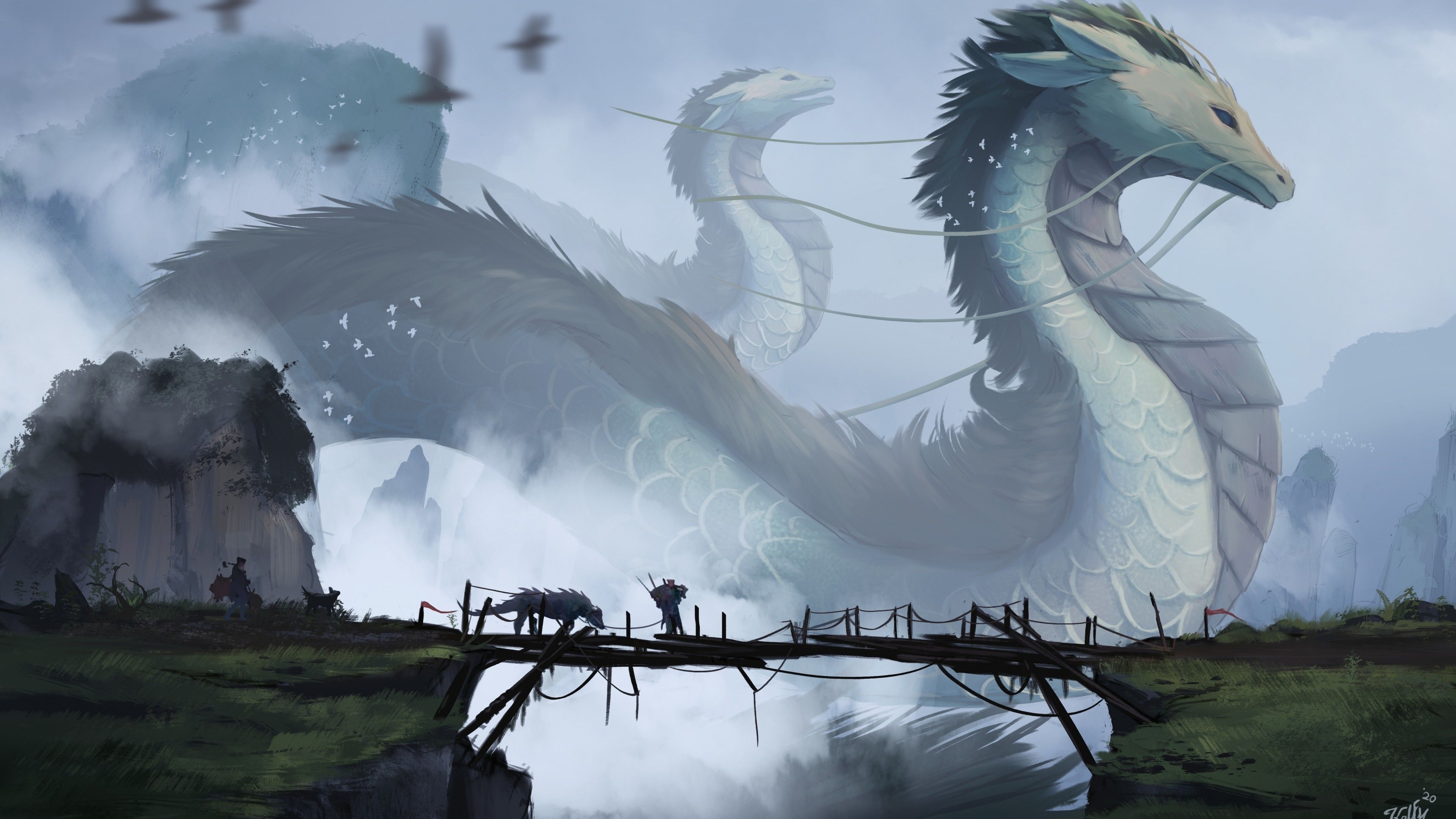 3840x2160 Dragon's 4K wallpaper for your desktop or mobile screen free and easy to download, Desktop