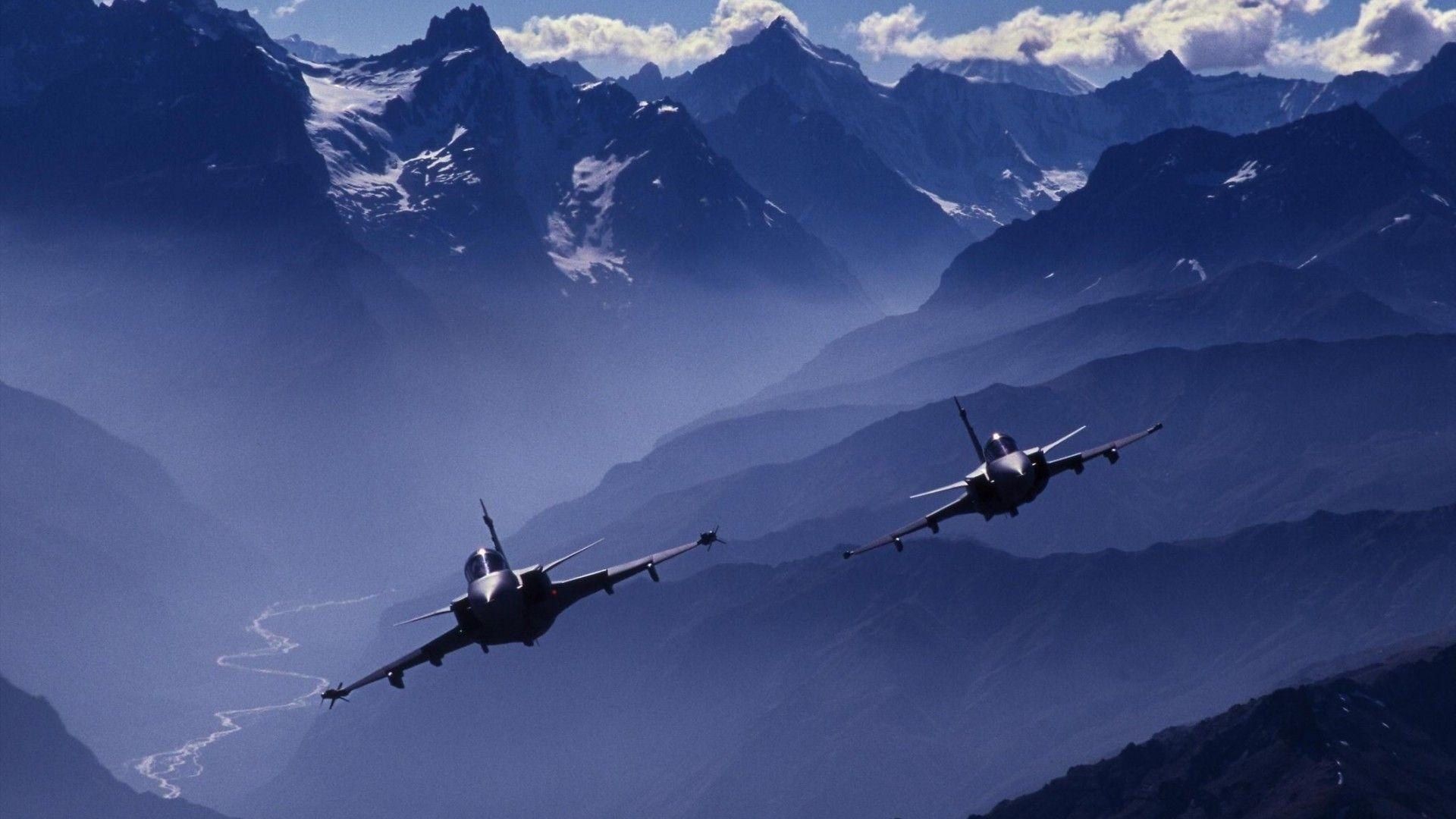 1920x1080 Dassault Rafale's In The French Alps HD desktop wallpaper, Desktop