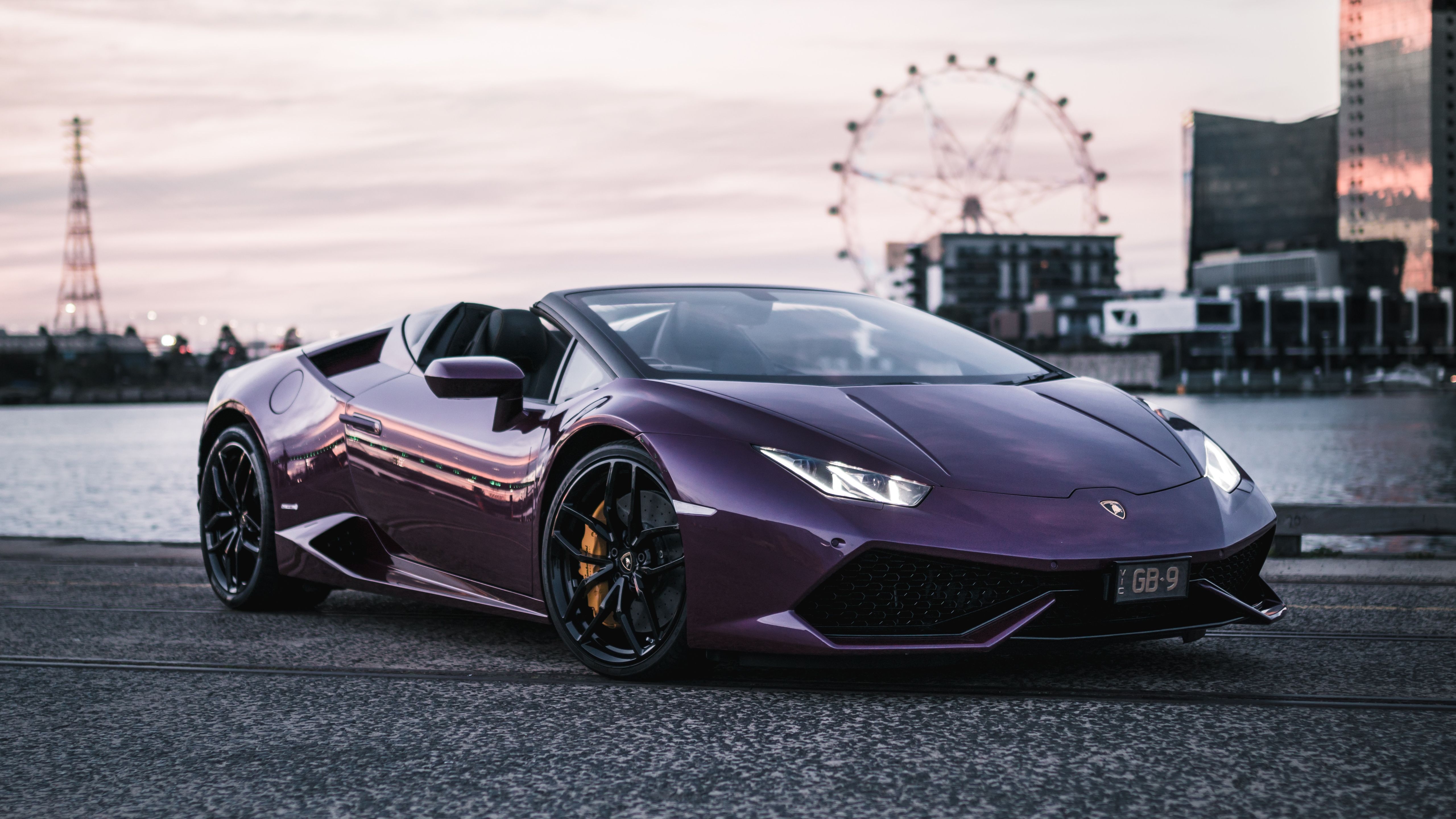 5120x2880 Purple Lamborghini Huracan 5k 5k HD 4k Wallpaper, Image, Background, Photo and Picture, Desktop