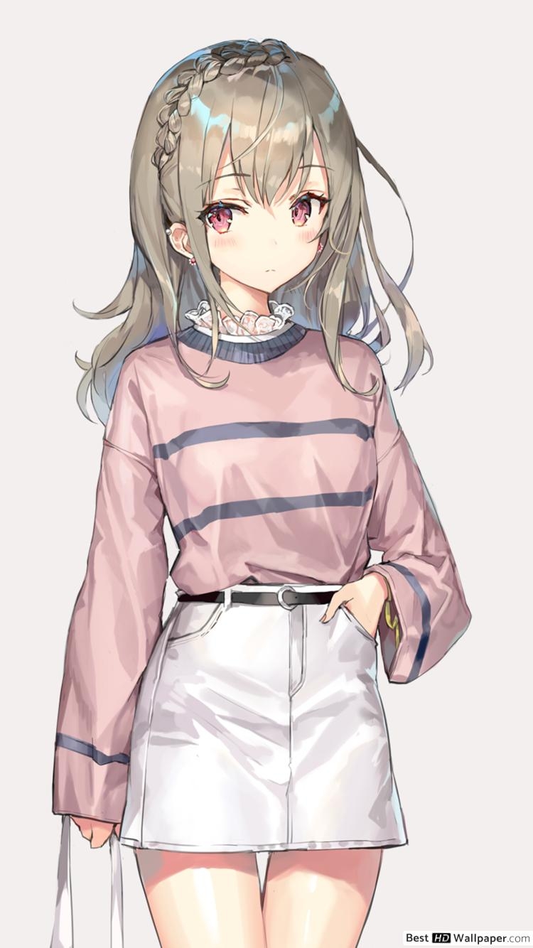 750x1340 Sorority Girl cute anime HD wallpaper download, Phone
