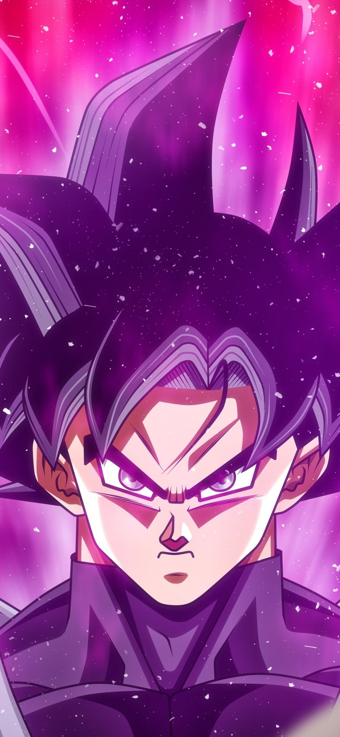 1130x2440 Goku Black, Dragon Ball Super, Attitude, Wallpaper Black, Phone