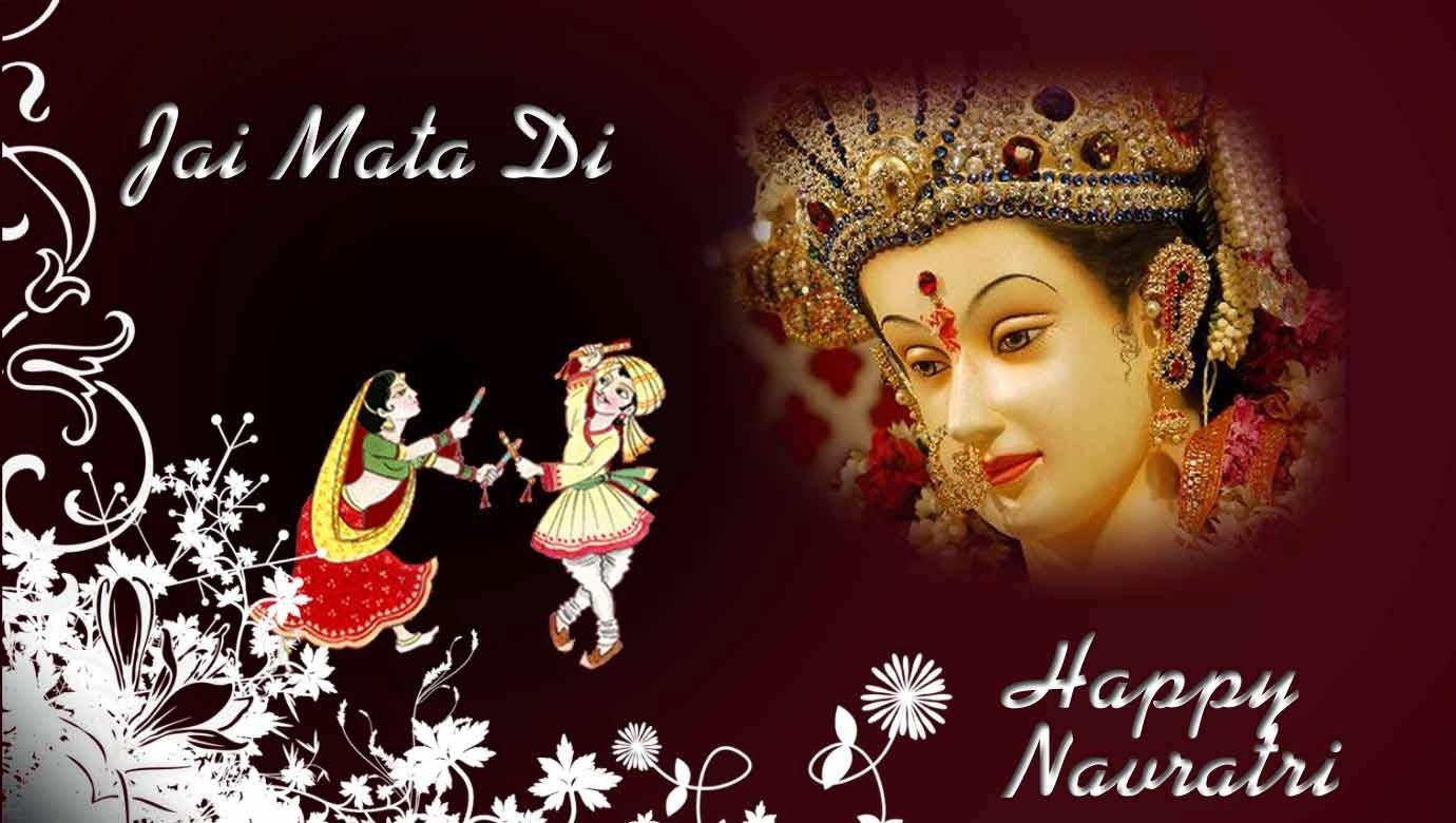 1380x780 Happy navratri wallpaper, Desktop