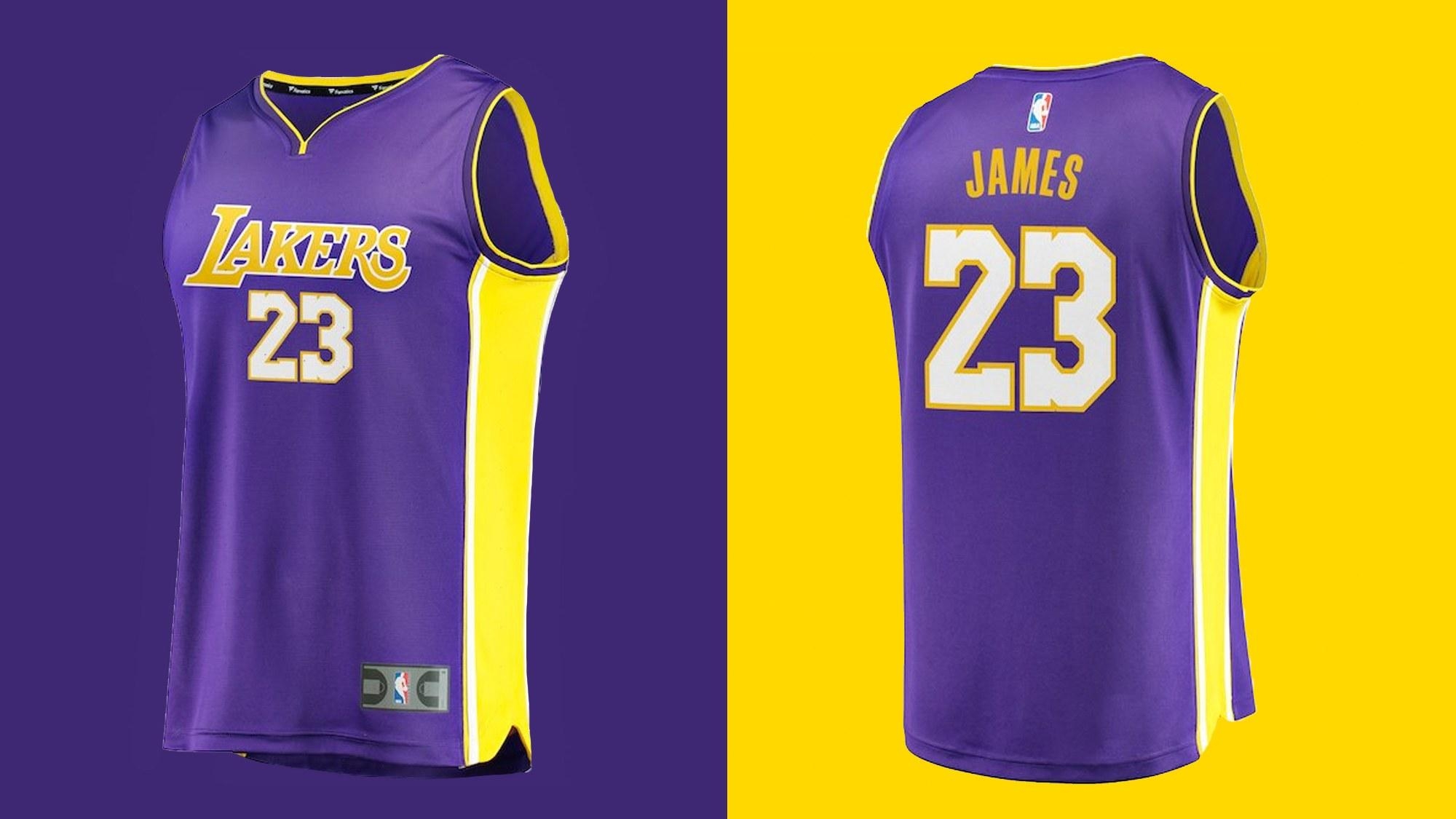 2000x1130 LeBron James jersey Los Angeles Lakers, Desktop