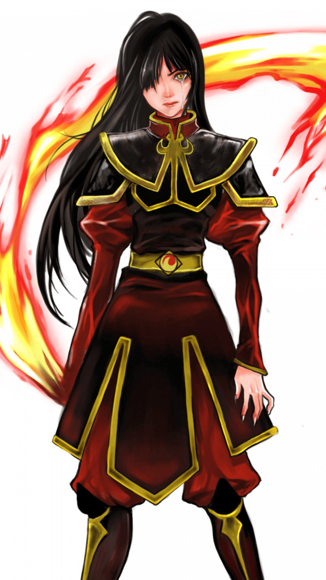 1080x1920 ScreenHeaven: Avatar: The Last Airbender Azula crying fire sister, Phone