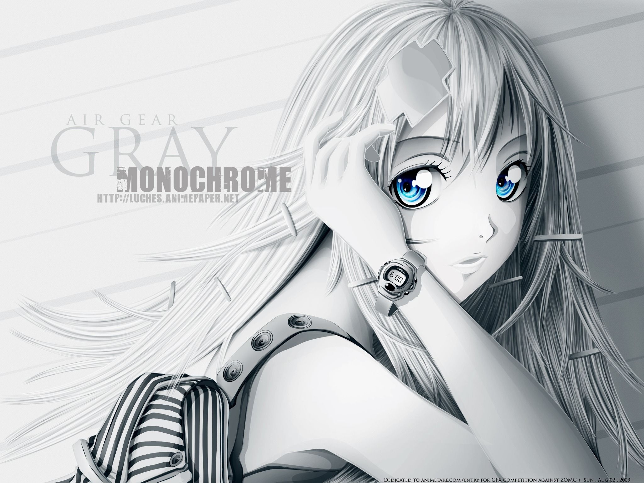 2050x1540 Anime Girl With Watch Download Anime Girl Wallpaper Chrome Geek, Desktop