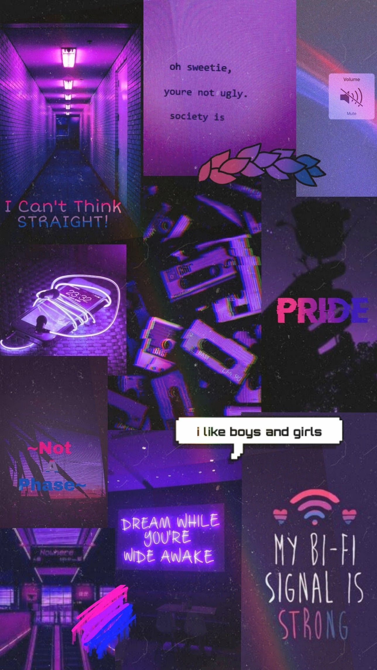 1290x2290 Bisexual Aesthetic Wallpaper Free Bisexual Aesthetic Background, Phone