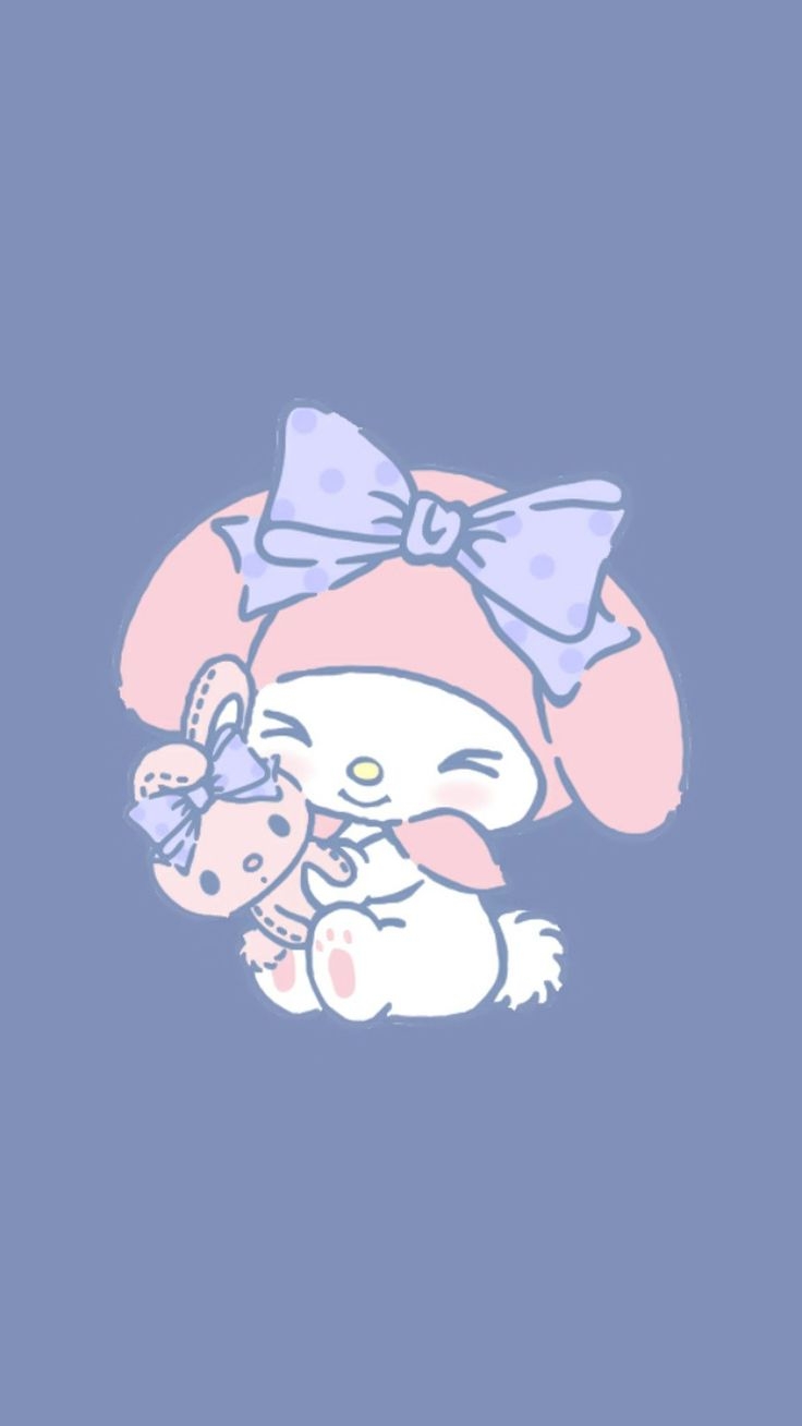 740x1310 Kuromi And Melody Wallpaper Explore more Cute, Japanese, Kuromi And Melody, Onegai My Melod. My melody wallpaper, Hello kitty background, Cute cartoon wallpaper, Phone