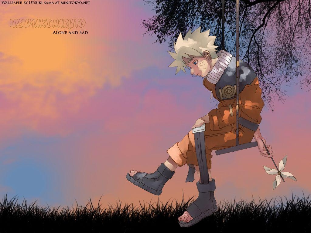 1030x770 Alone Naruto Sad Wallpaper, Desktop