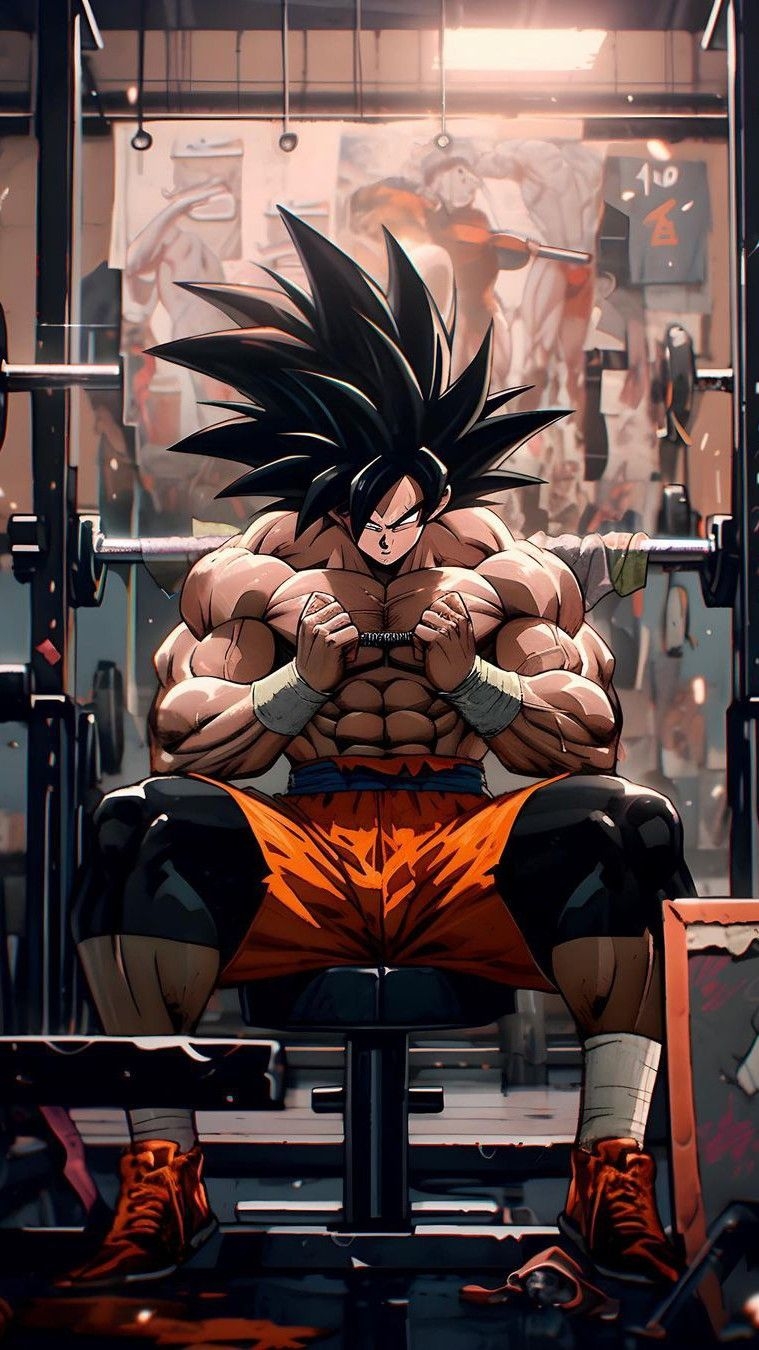 760x1350 Goku Gym Wallpaper for Fitness, Phone