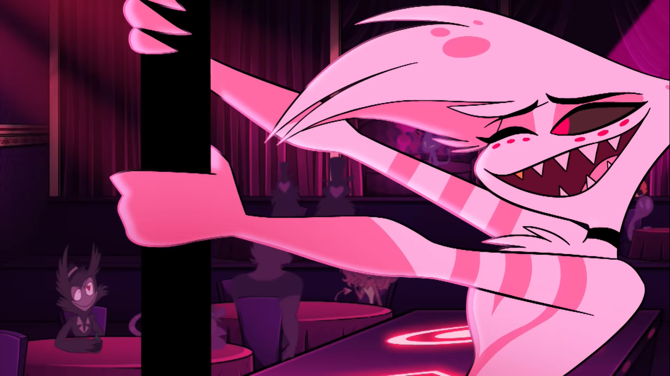 1370x770 Angel dust, Vivziepop hazbin hotel, Desktop