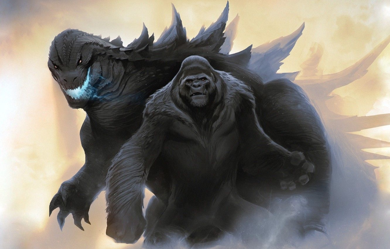 1340x850 Godzilla Vs King Kong Wallpaper Free Godzilla Vs King Kong Background, Desktop