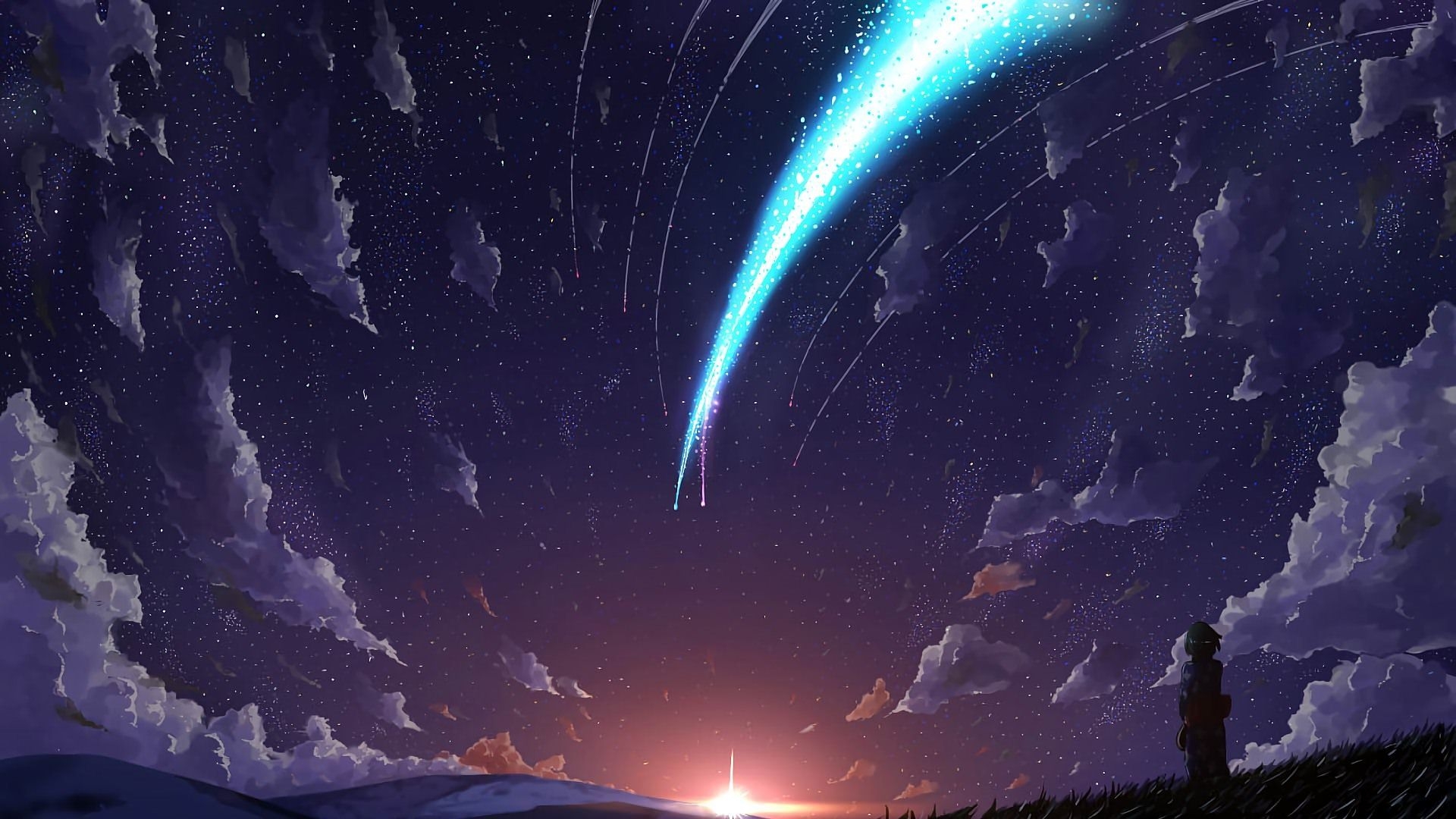 1920x1080 Your Name Anime Landscape Wallpaper, Desktop