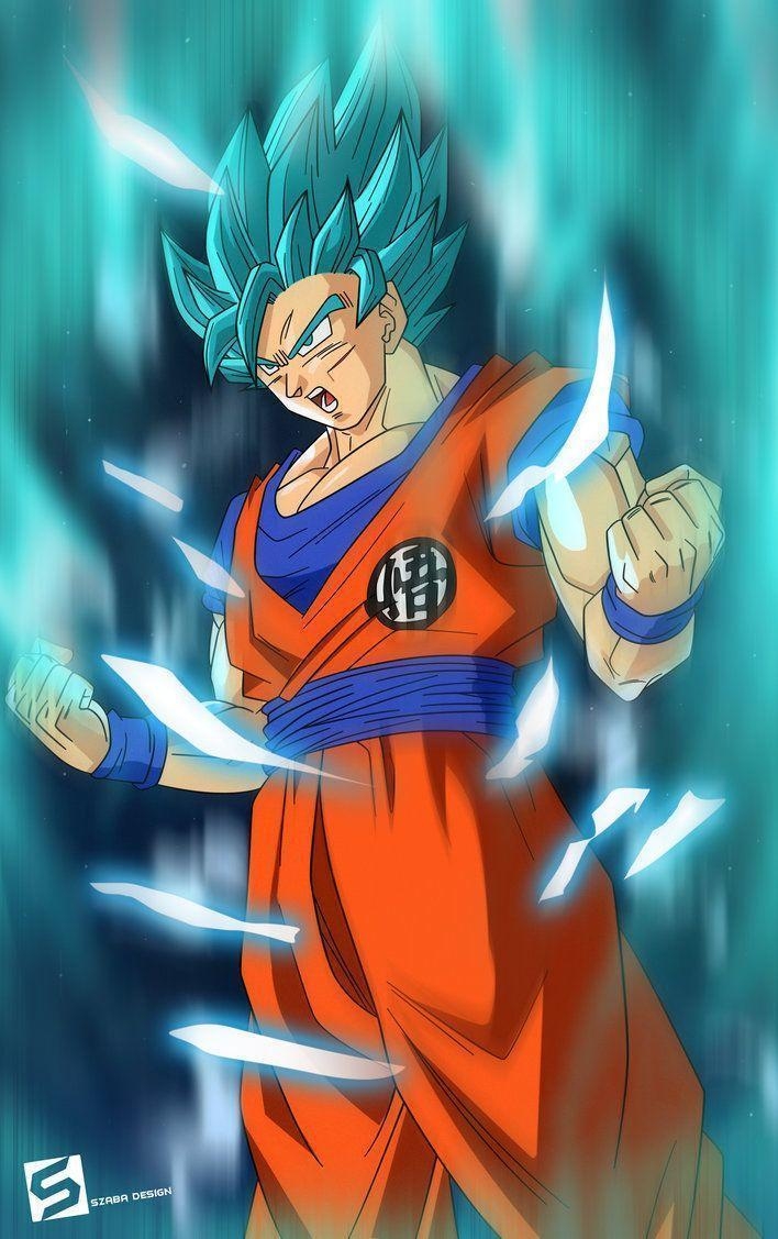 710x1130 Super Saiyan Blue Son Goku, Phone