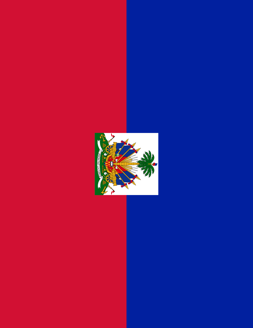 850x1100 Haiti Flag Full Page - Flags Countries H Haiti Haiti_flag_full_page, Phone