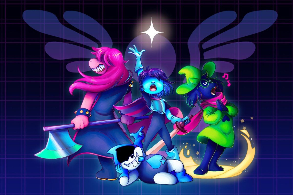 1200x800 C Puff ✨ Wallpaper I Did For Patreon Last Month! #DELTARUNE #undertale #Kris #Susie #Ralsei #Lancer, Desktop