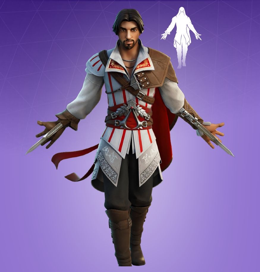 880x920 Ezio Auditore Fortnite wallpaper, Phone