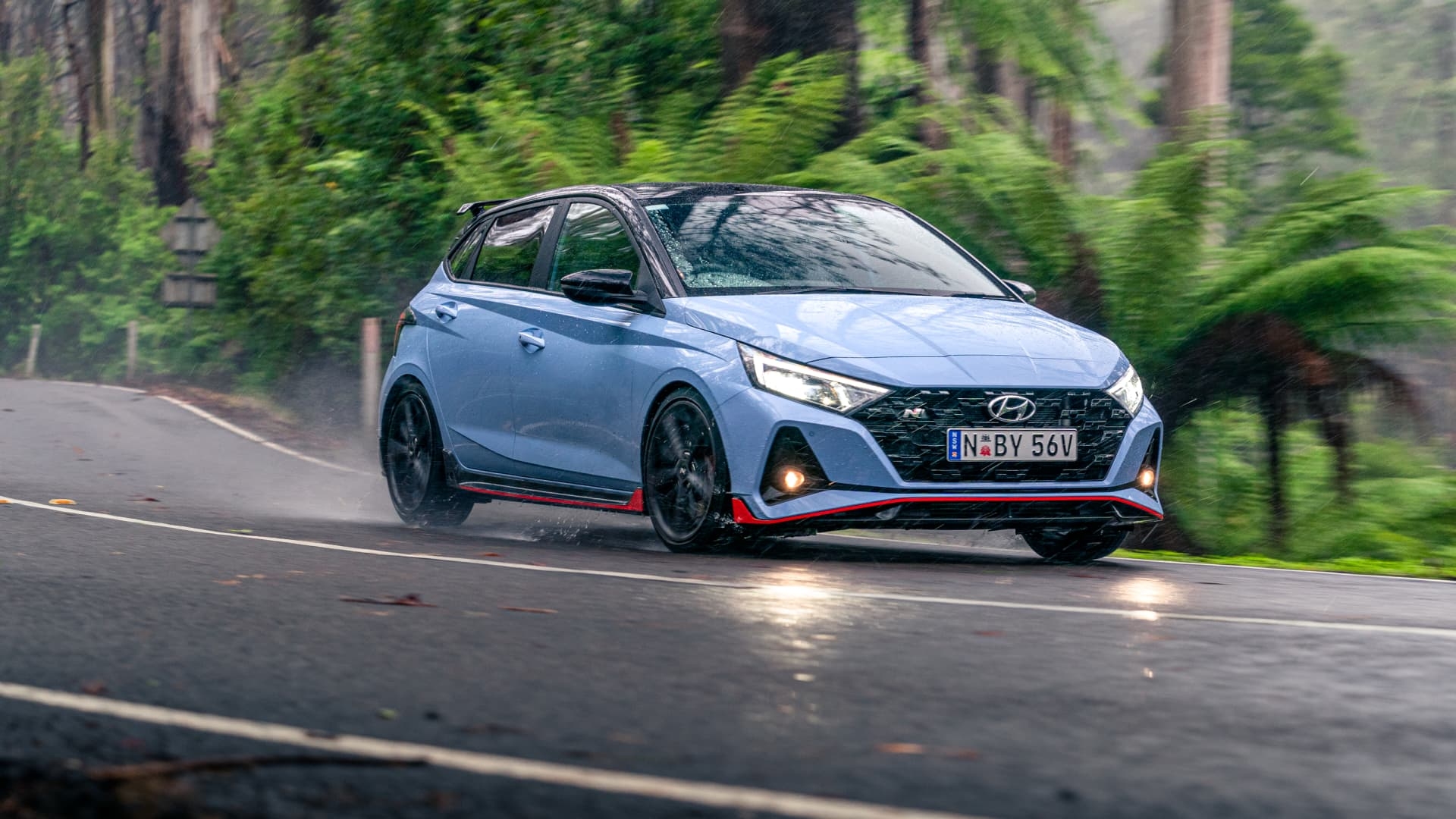 1920x1080 2023 Hyundai i20 N laps the Melburgring, Desktop