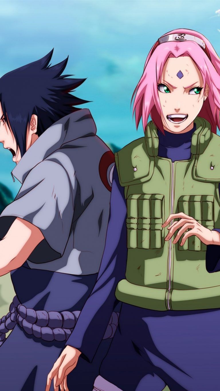 770x1370 Sasuke Loves Sakura Wallpaper, Phone