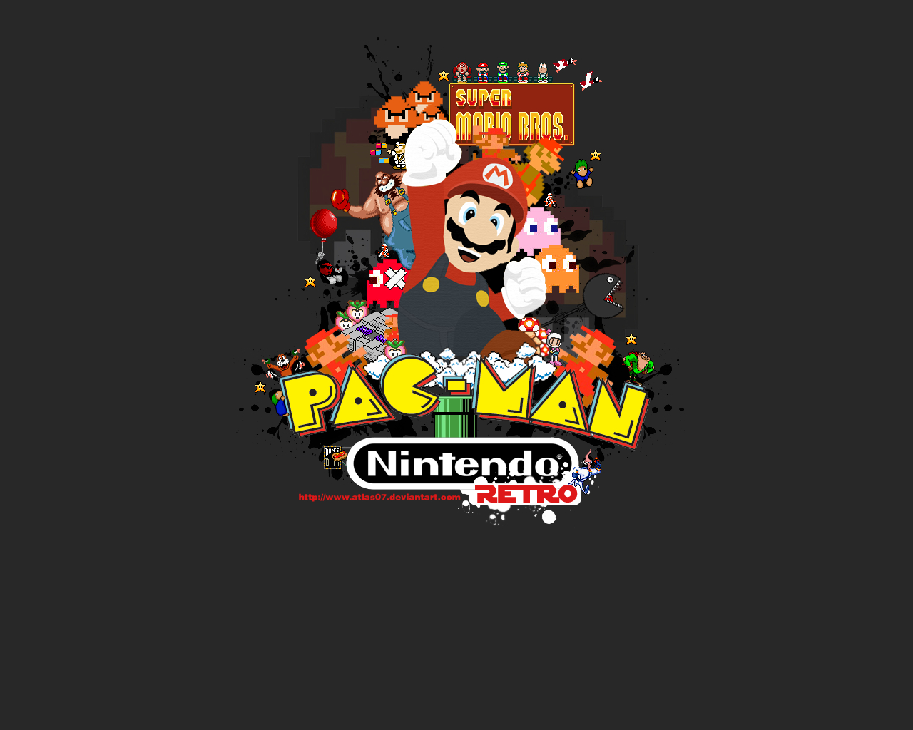 1280x1030 Retro Game Wallpaper, Desktop