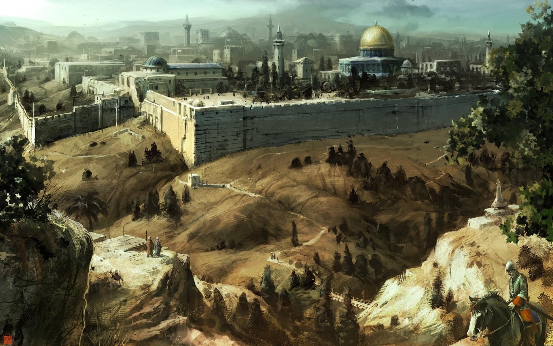 1920x1200 Assassins Creed Jerusalem. iPhone wallpaper for free, Desktop