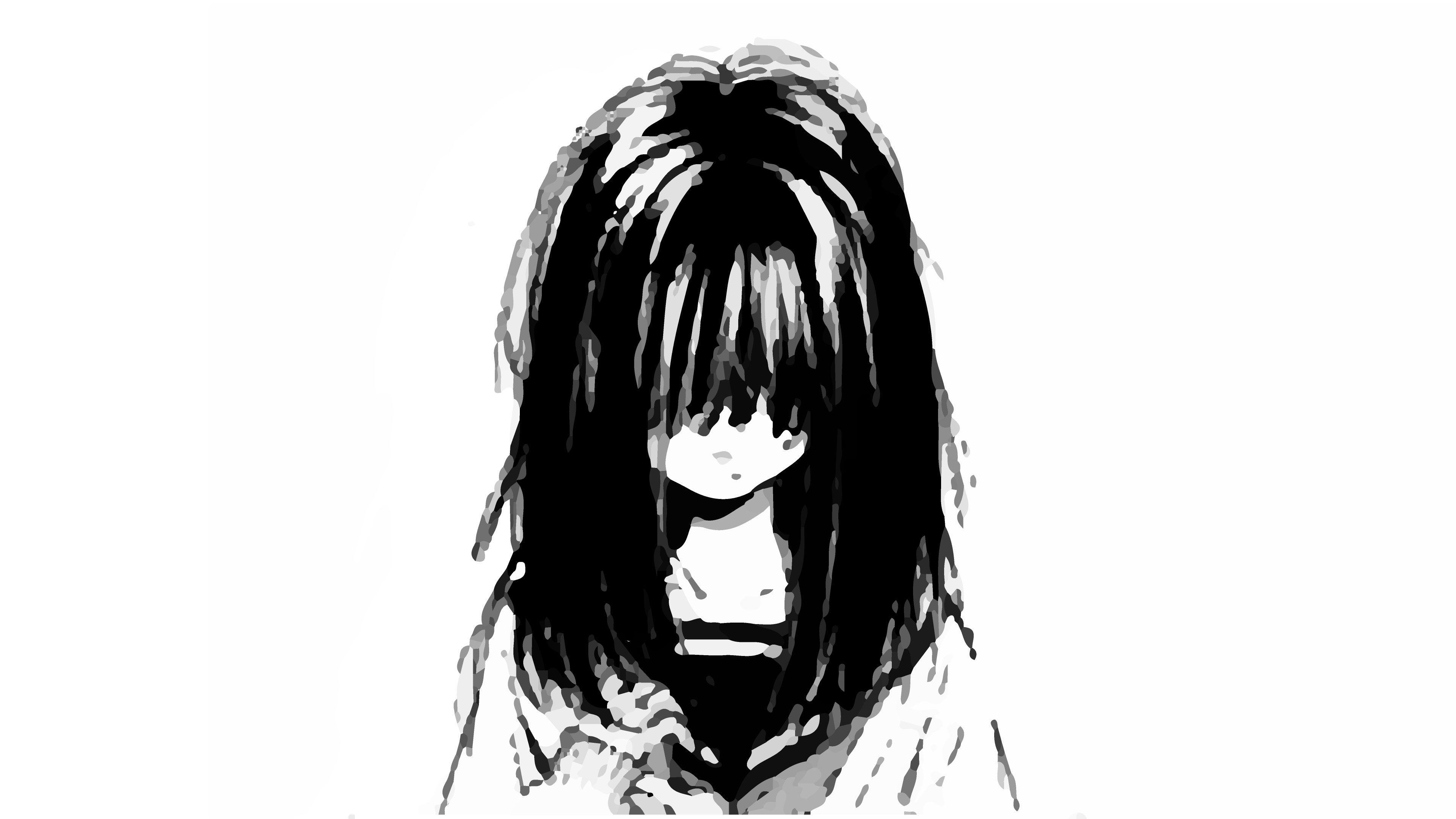 3840x2160 Depressed Sad Anime Girl Crying Drawing and Picture, Desktop