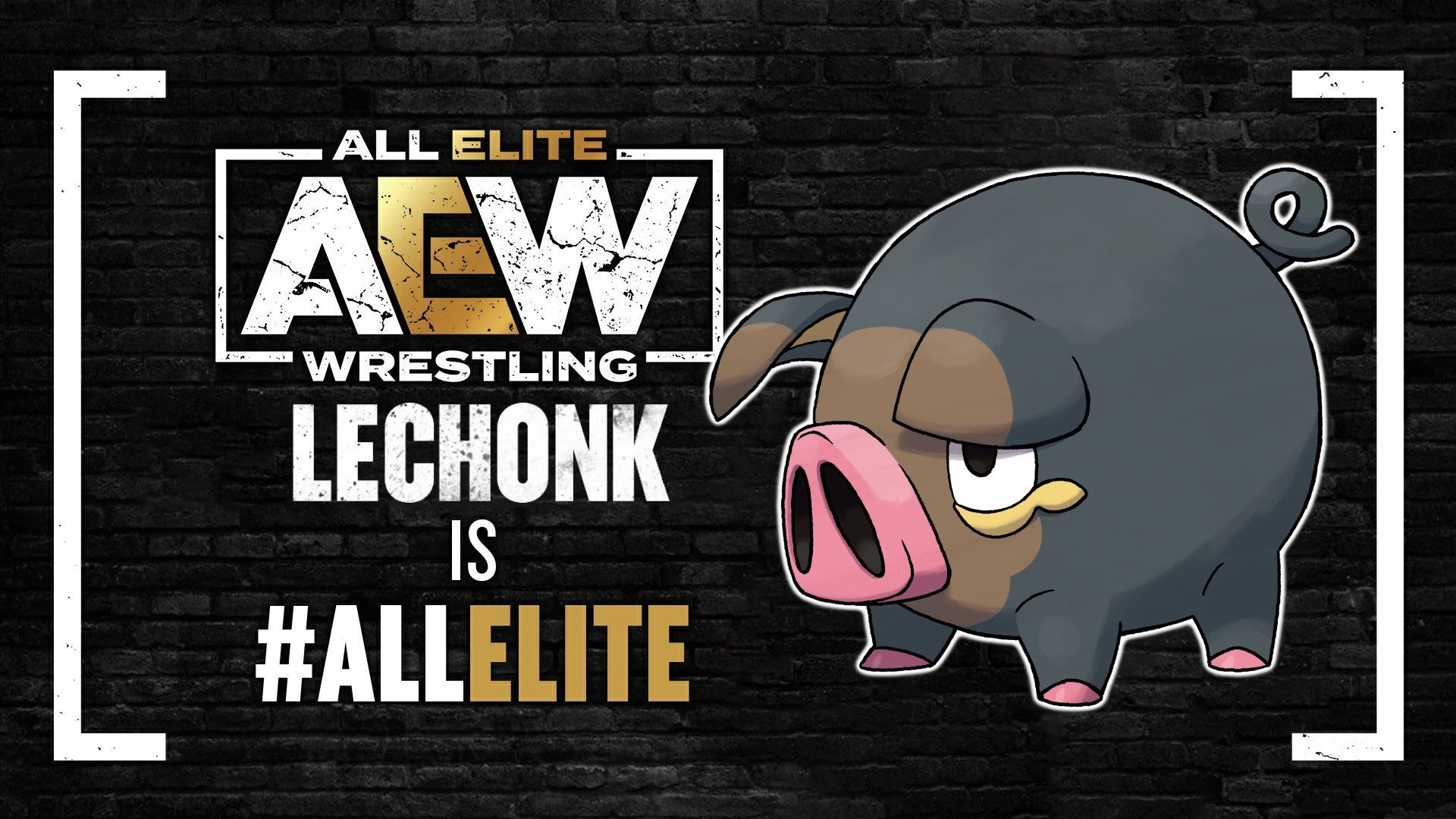 1920x1080 Lechonk, The Cute New Hog Pokémon, Spotted In AEW Audience, Desktop