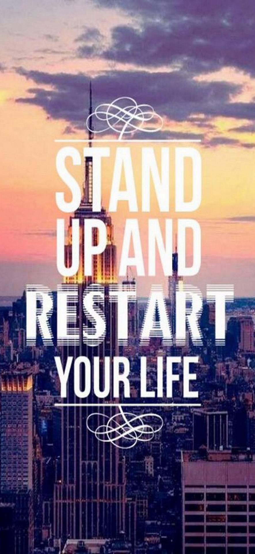 890x1920 Restart Your Life, Phone